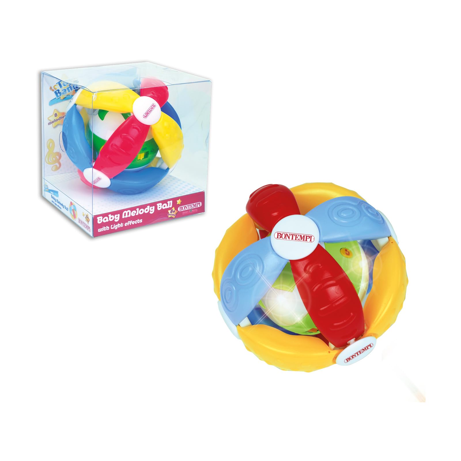 Original Toy Company Electronic Baby Ball - Interactive Light Up Rolling Toy for Toddlers & Infants - Fun Learning & Sensory Play for Babies 6-12 Months - Perfect for Playtime, Daycare & Developmental Activities