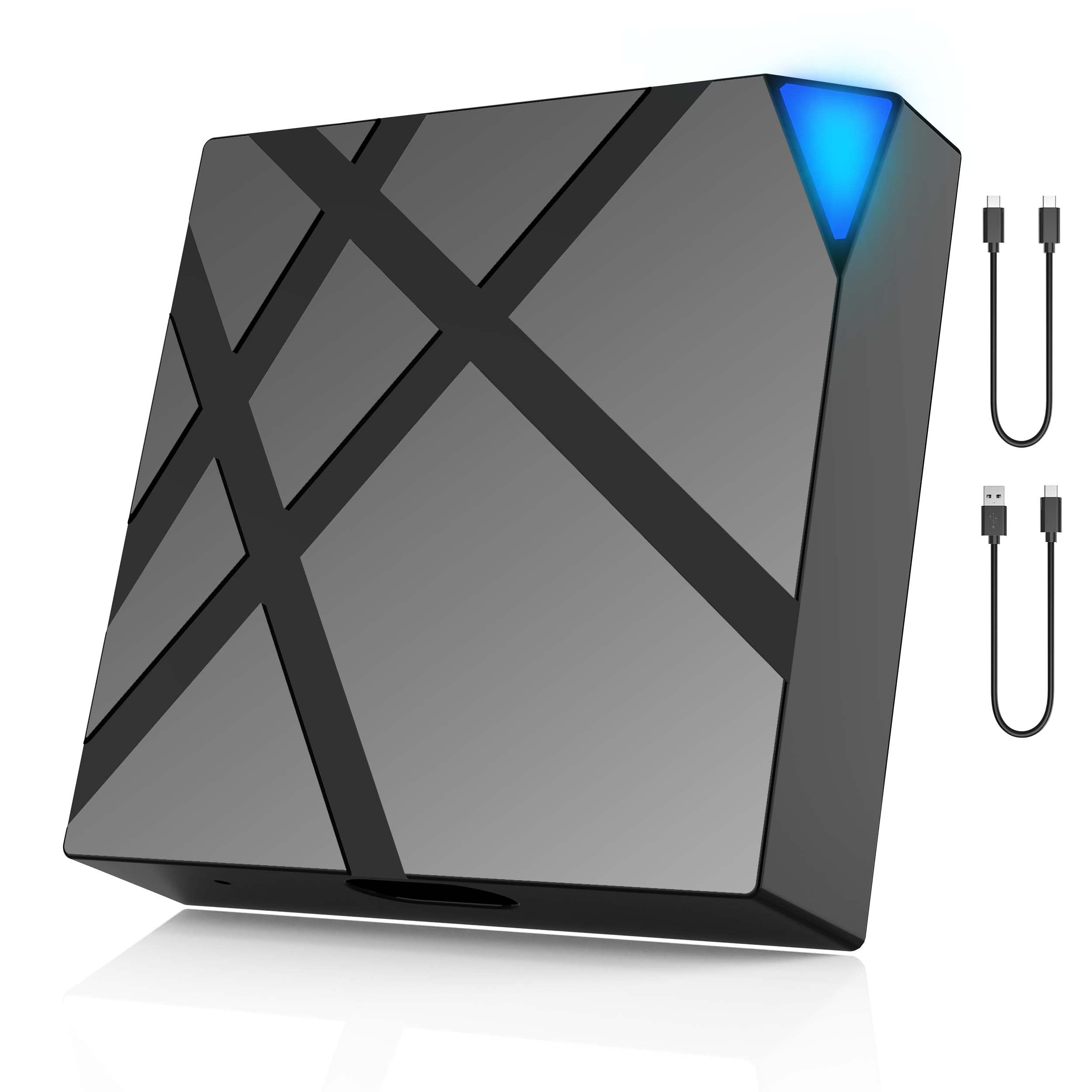 5.0 Wireless CarPlay Adapter - Convert Wired to Wireless CarPlay for All Factory Wired Cars | Fast & Stable Connection | Plug & Play | Perfect for Commuting, Road Trips & Hands-Free Driving