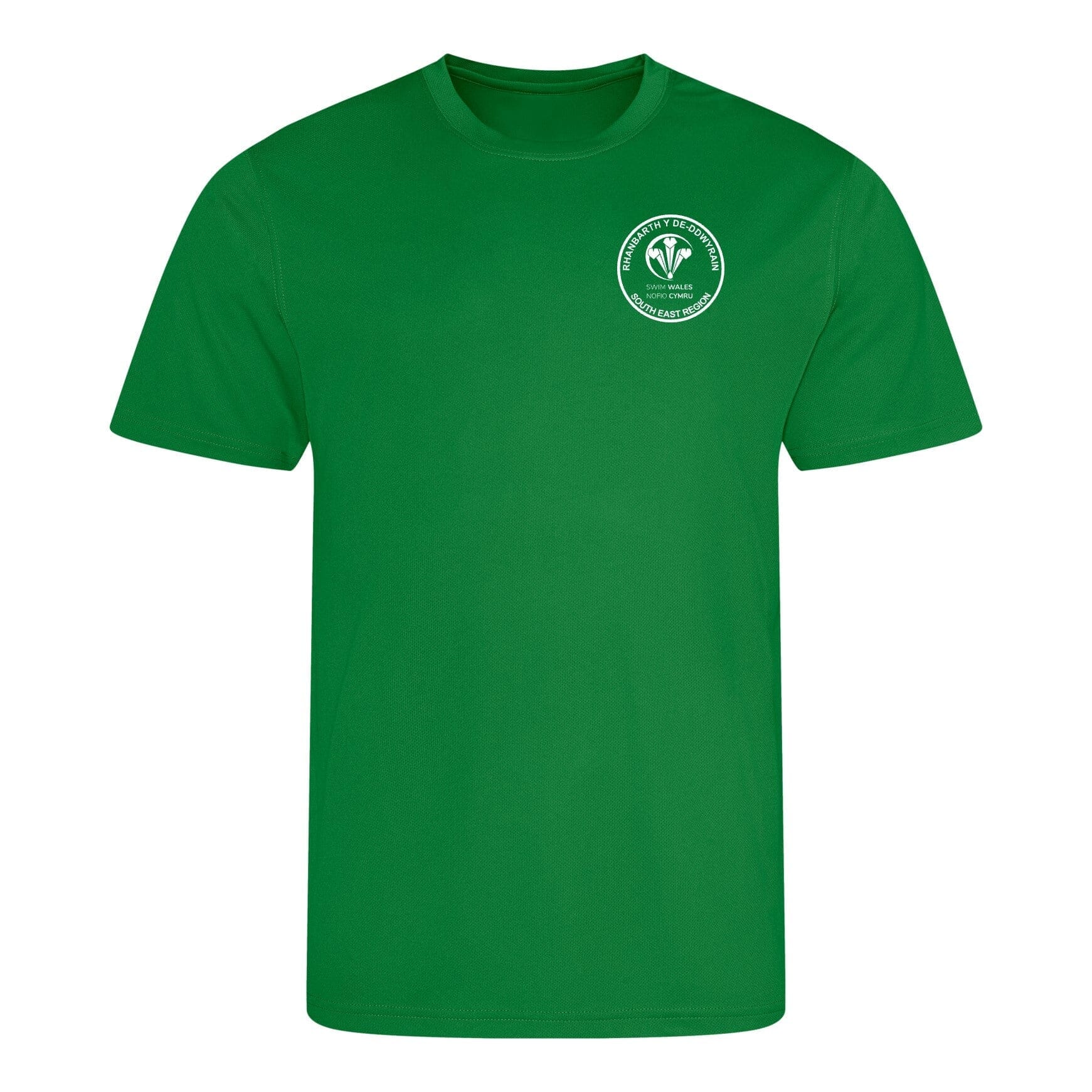 Swim Wales South East Regional Racing Series 2025 T-Shirt - Kelly Green - Comfortable Performance Swimwear for Competitions & Training