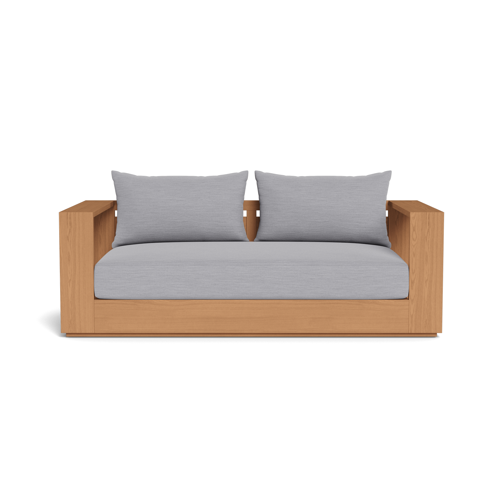 Hayman Teak 2-Seater Outdoor Sofa Set - Weather-Resistant Patio Furniture for Garden, Poolside & Backyard Relaxation
