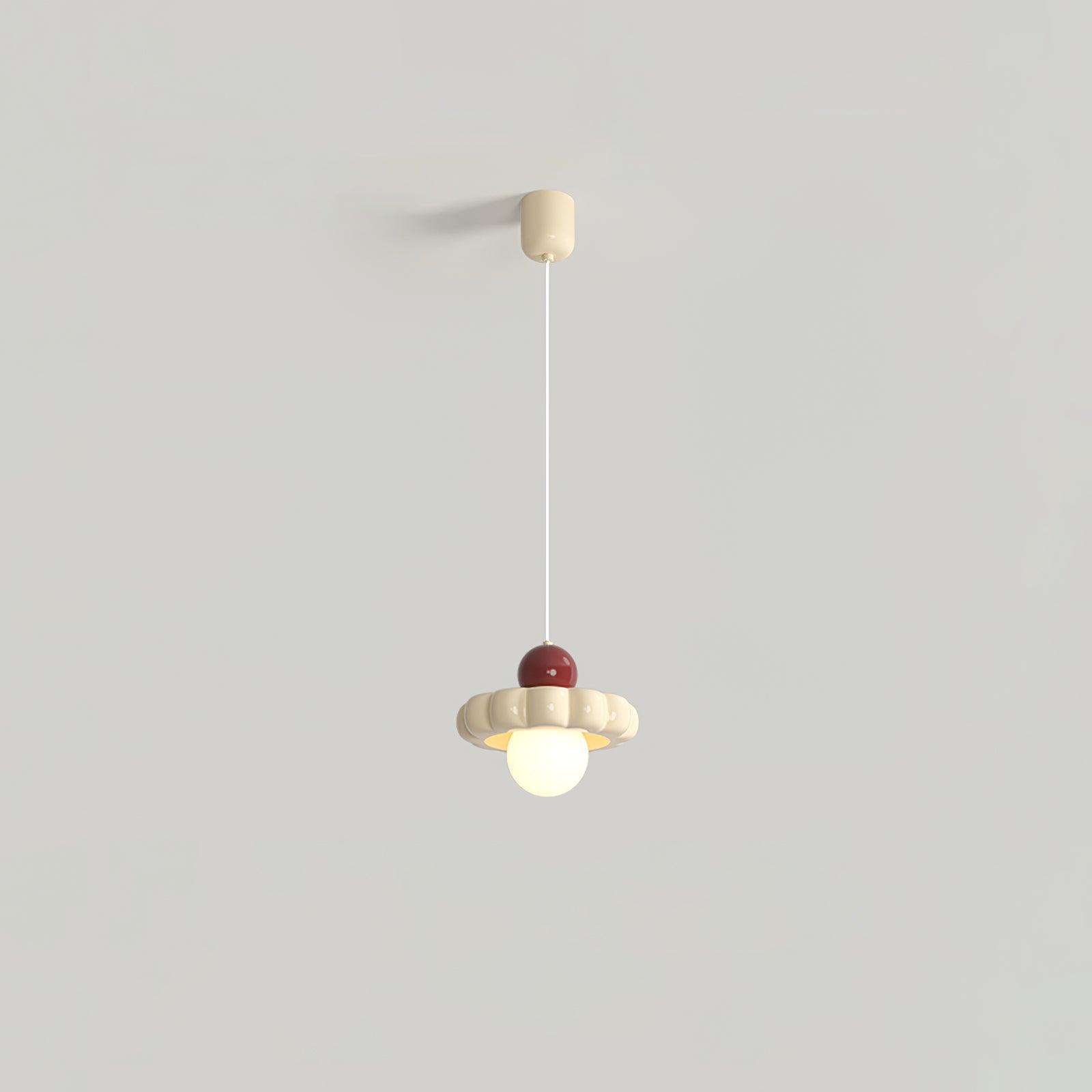 Stylish Cream Cloud Pendant Lamp - Modern Hanging Light Fixture for Bedroom, Living Room & Dining Room Decor