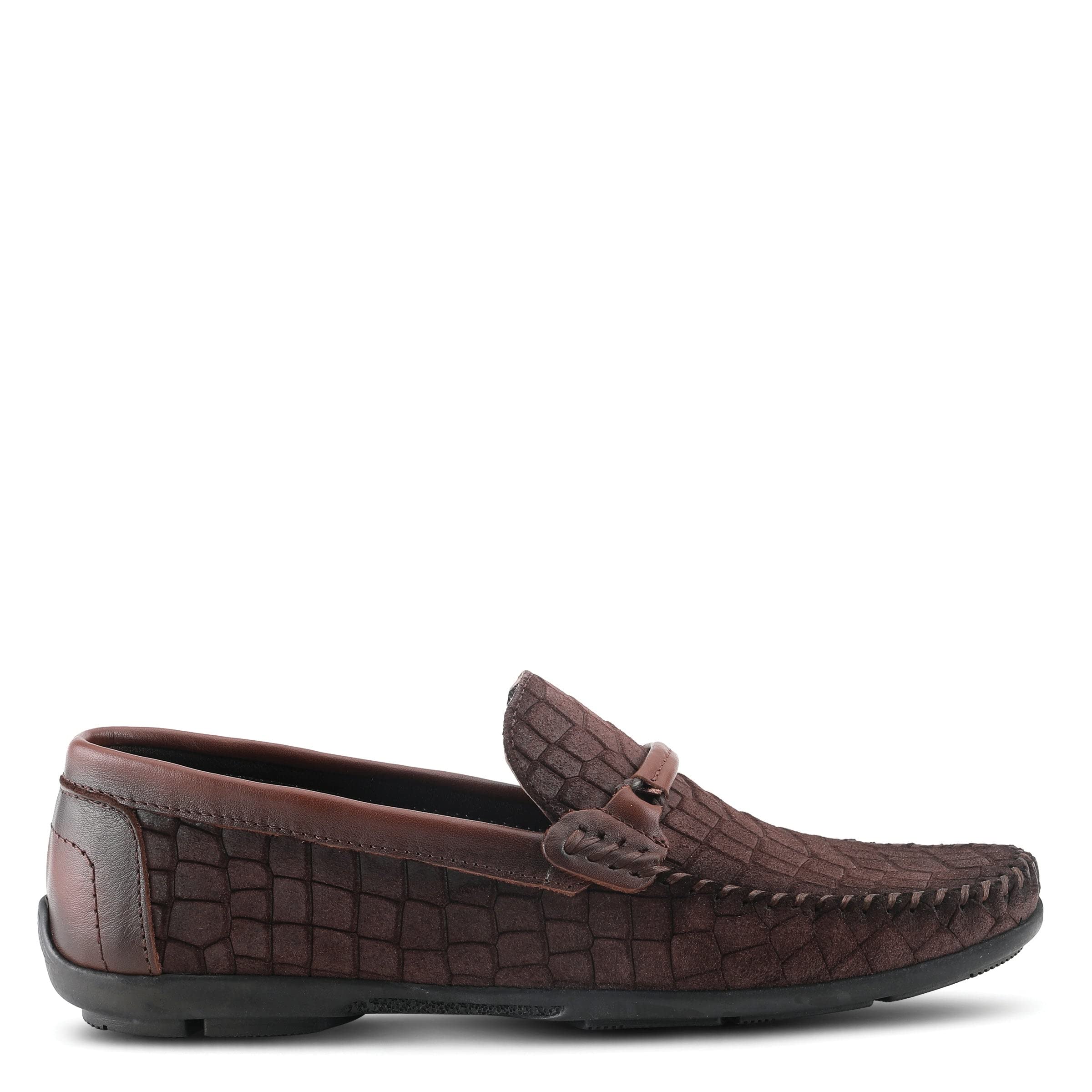 Spring Step Men's Luciano Slip-On Loafers - Comfortable Casual Shoes for Walking, Work & Travel - Lightweight Breathable Slip-Ons for Men