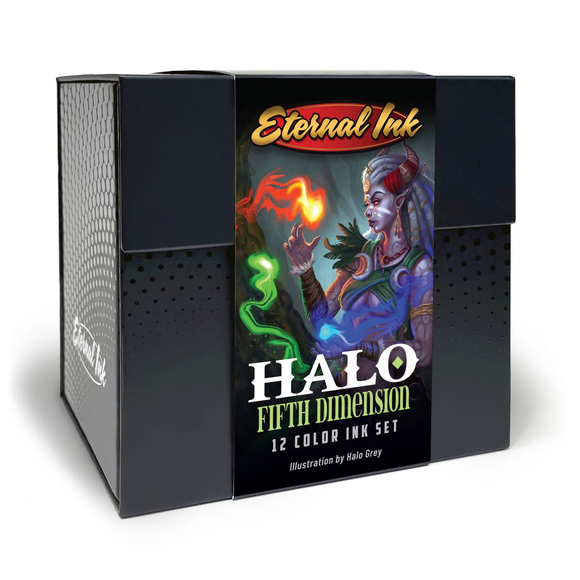 Eternal Tattoo Ink Halo Fifth Dimension Set - Professional Tattoo Ink Kit for Artists | Perfect for Realism, Color Blending & Fine Line Work