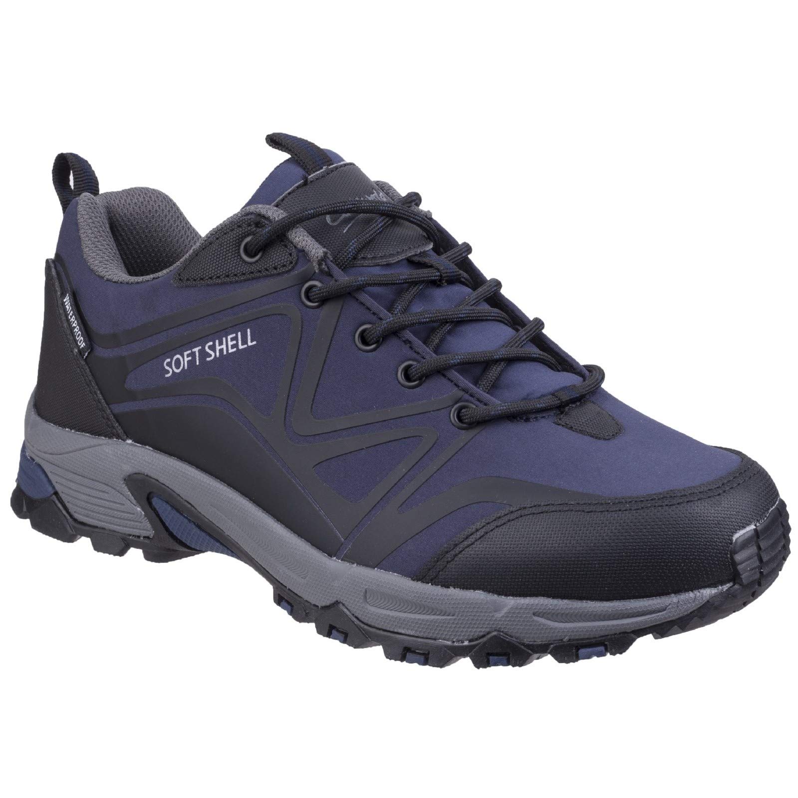 Men's Abbeydale Low Hiking Boots - Waterproof Outdoor Shoes for Trekking & Trail Walking - US Size 12 - Blue/Black/Gray Options - Perfect for Camping, Hiking & Mountain Adventures