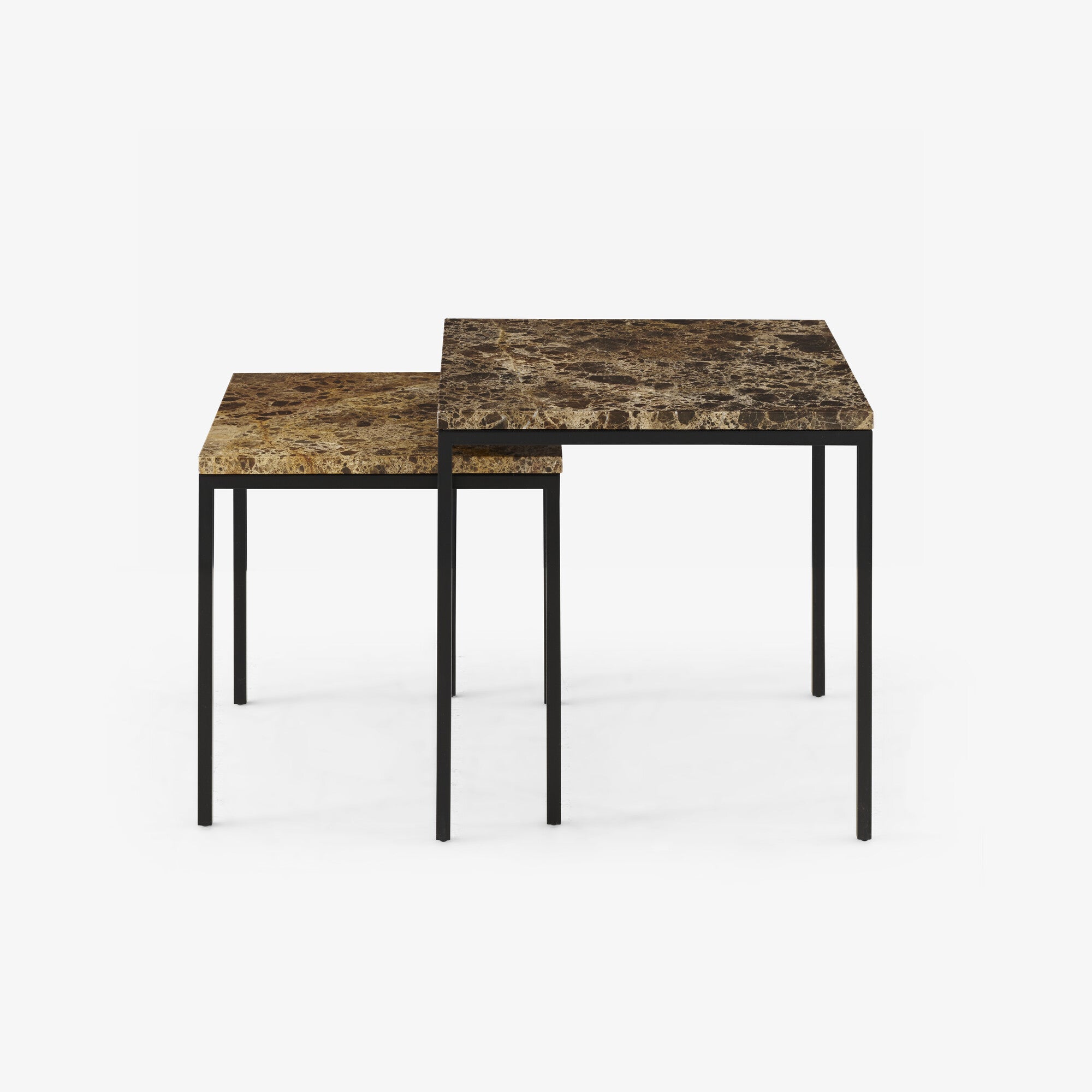 Amadora Small Side Table - Modern End Table with Sturdy Metal Frame for Living Room, Bedroom, or Office - Perfect Nightstand, Coffee Table, or Accent Table