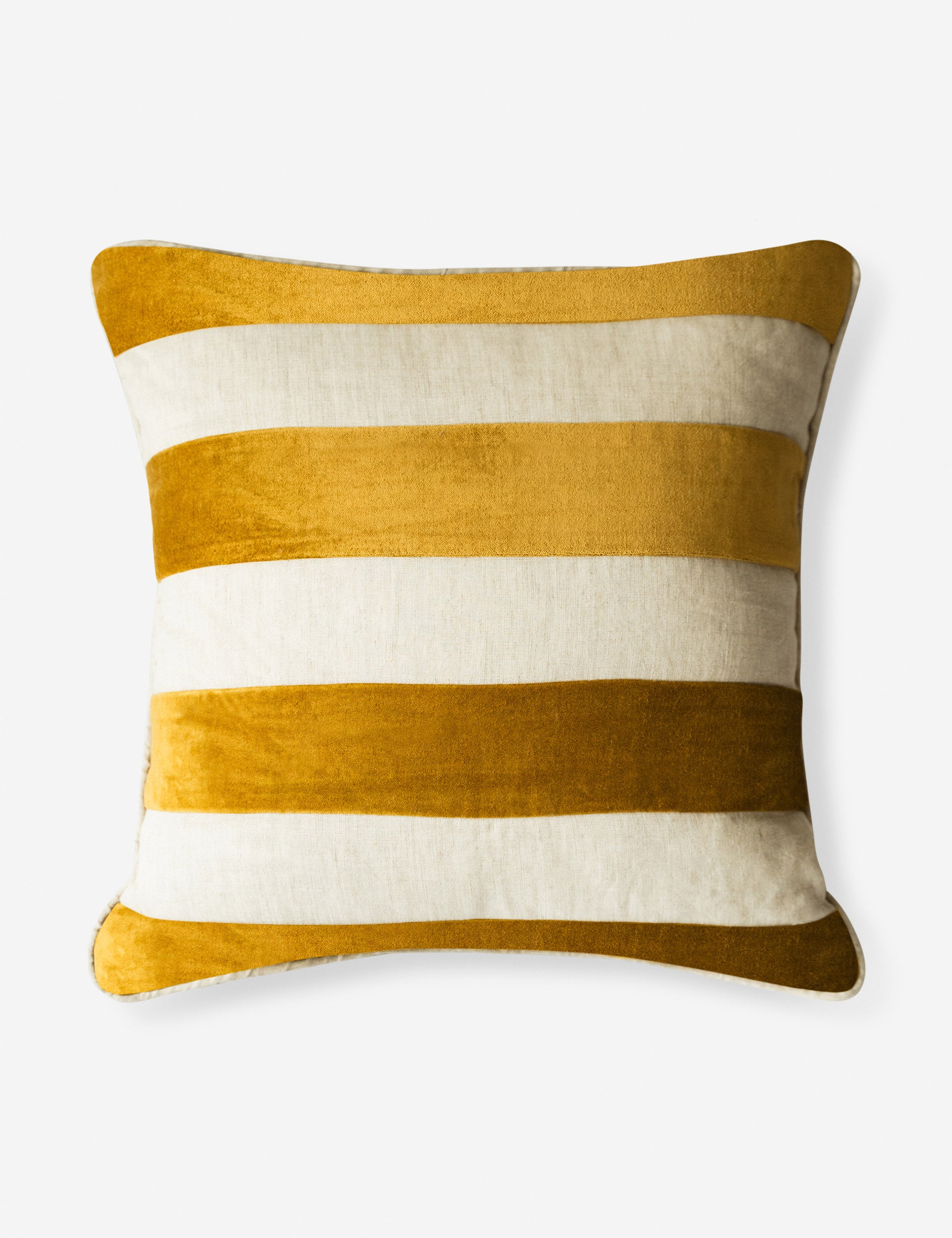 Borroto Velvet Stripe Pillow - Soft Decorative Throw Cushion for Sofa, Bed & Home Decor - Perfect for Living Room, Bedroom & Cozy Spaces