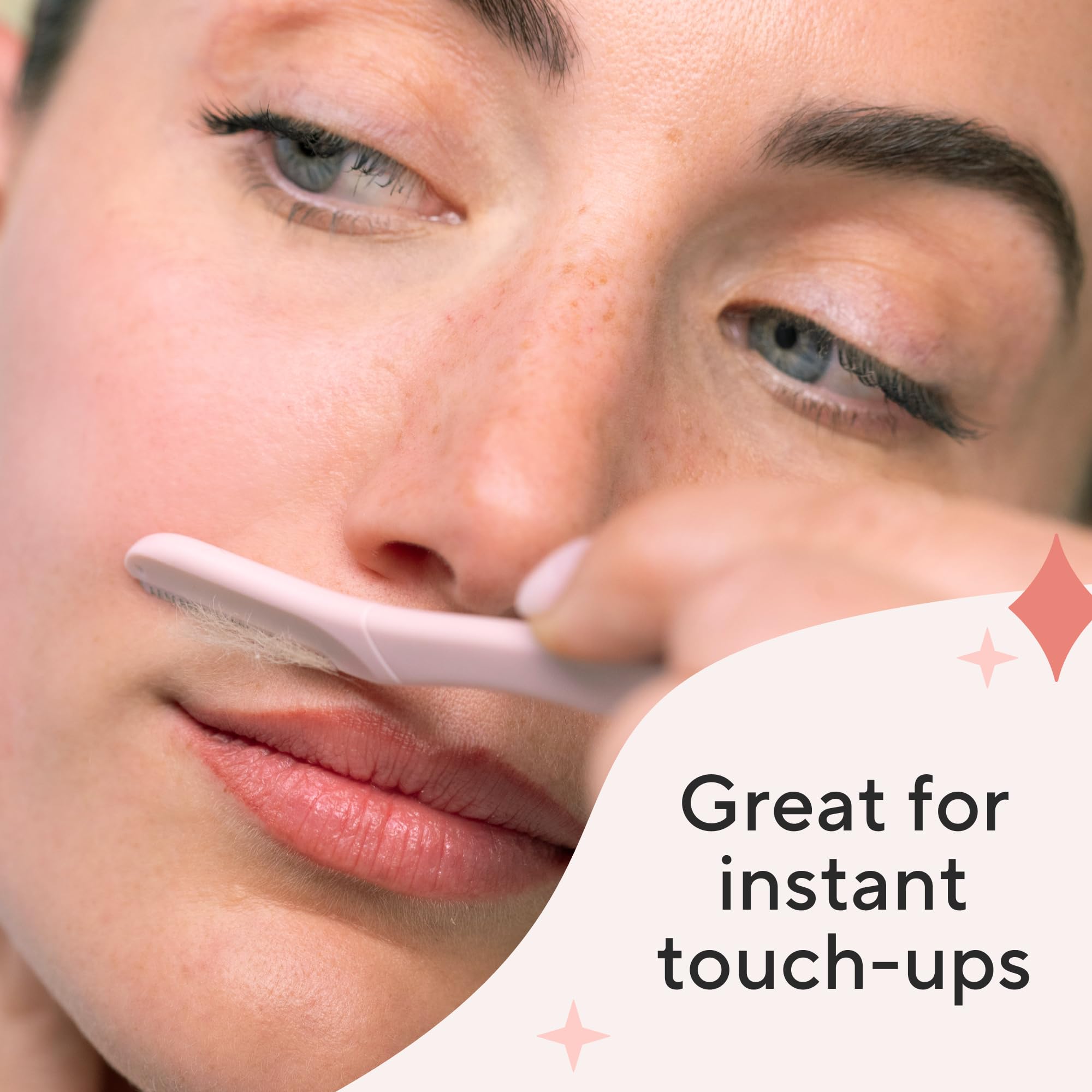 Finishing Touch Flawless Dermaplane Facial Exfoliator & Hair Remover for Women - 6 Pack | Gentle Facial Hair Removal & Skin Exfoliation Tool for Smooth Skin | Perfect for Daily Skincare Routine & Travel