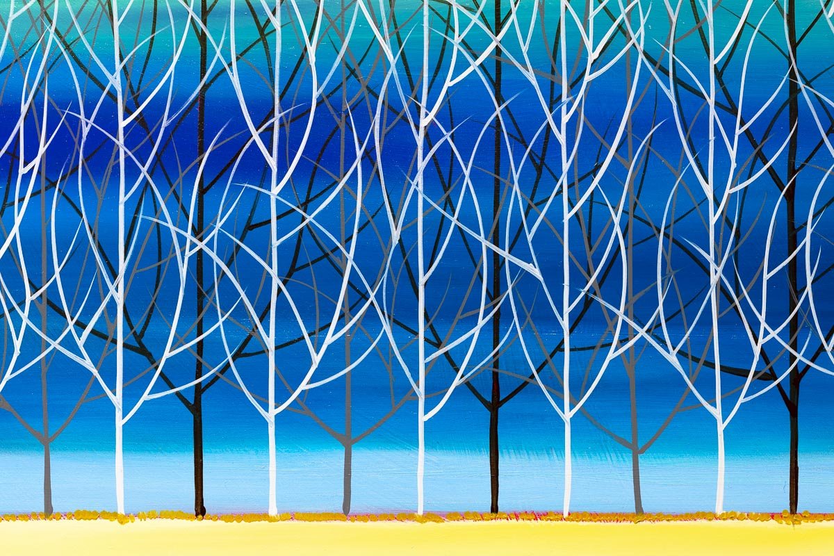 Original 'A Peaceful View' Wall Art Painting - Perfect for Living Room, Bedroom & Office Decor