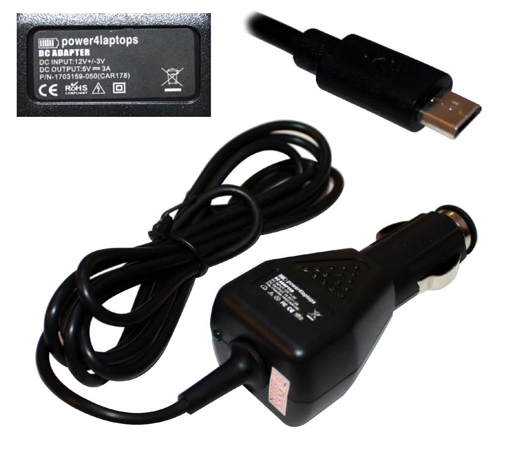 Universal 90W DC Adapter Laptop Car Charger for Asus T100TAF-B11-GR - Fast Charging Power Supply for Travel, Office & Home Use