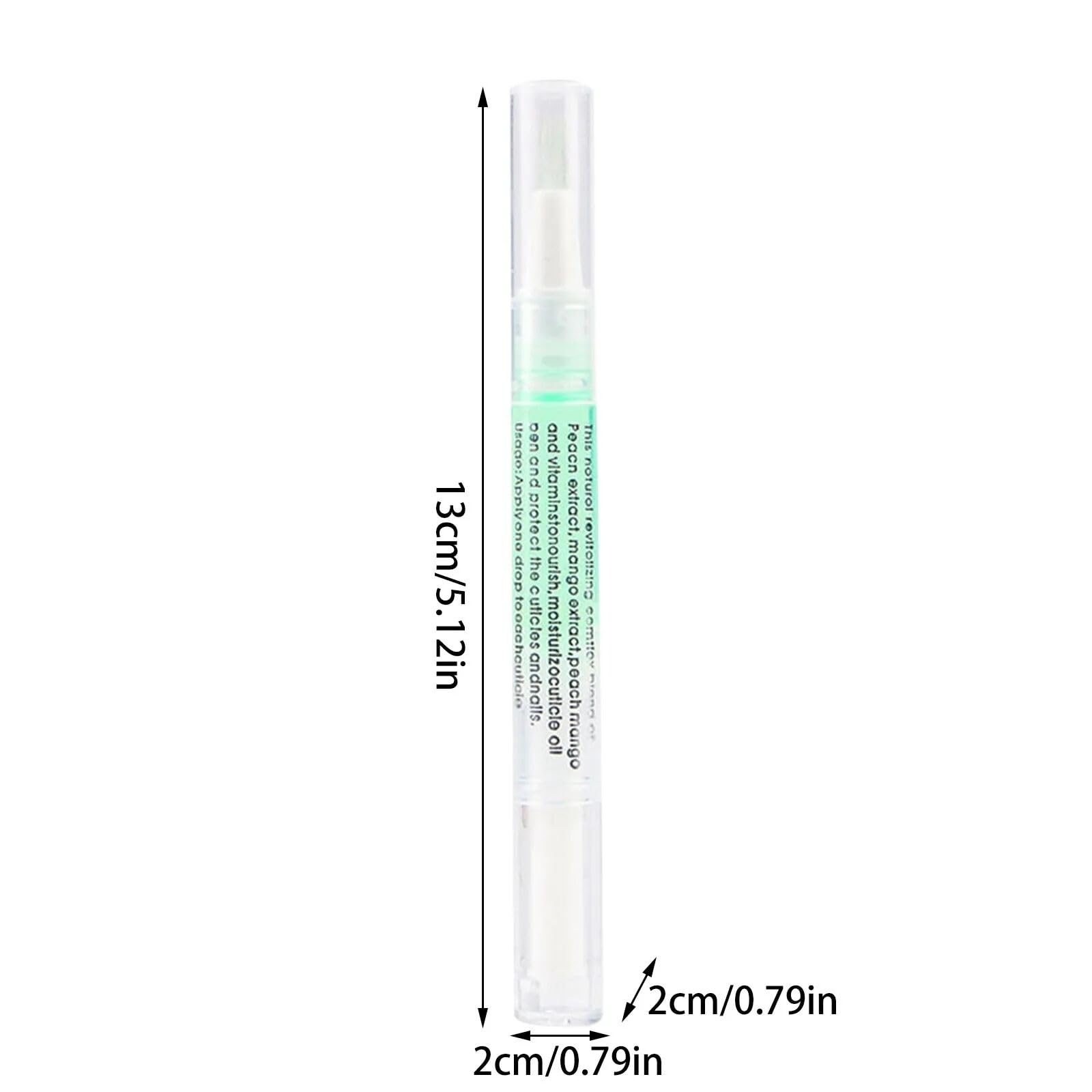 Yimart 4-Piece 15-Scent Nail Cuticle Oil Pen Set - 2ML Nourishing Liquid for Dry, Brittle Nails & Hangnails - Orange Scented Nail Care Essential for Manicures, Pedicures & At-Home Nail Treatments