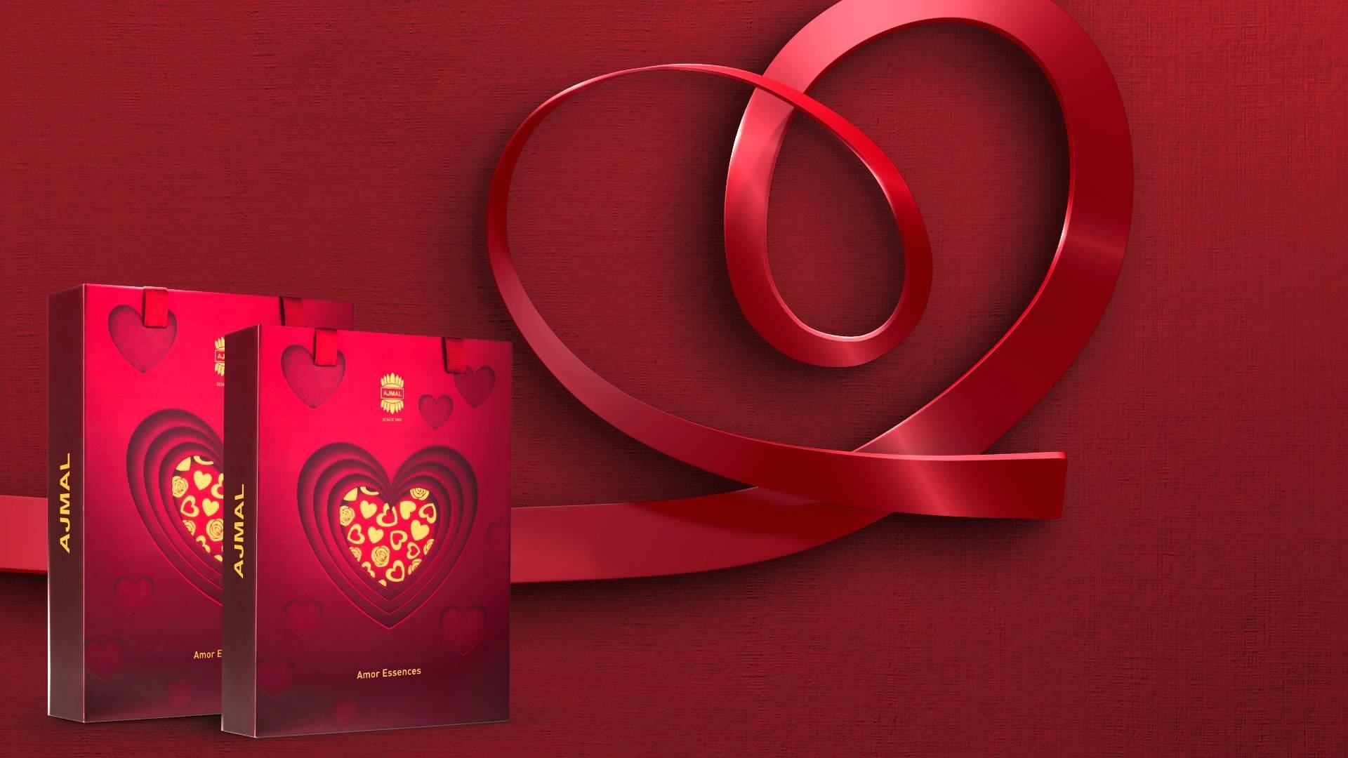 Ajmal Amor Essence for Men Gift Set - Premium Arabian Perfume Cologne with Long Lasting Fragrance | Luxury Scent for Date Night, Special Occasions & Romantic Gifts