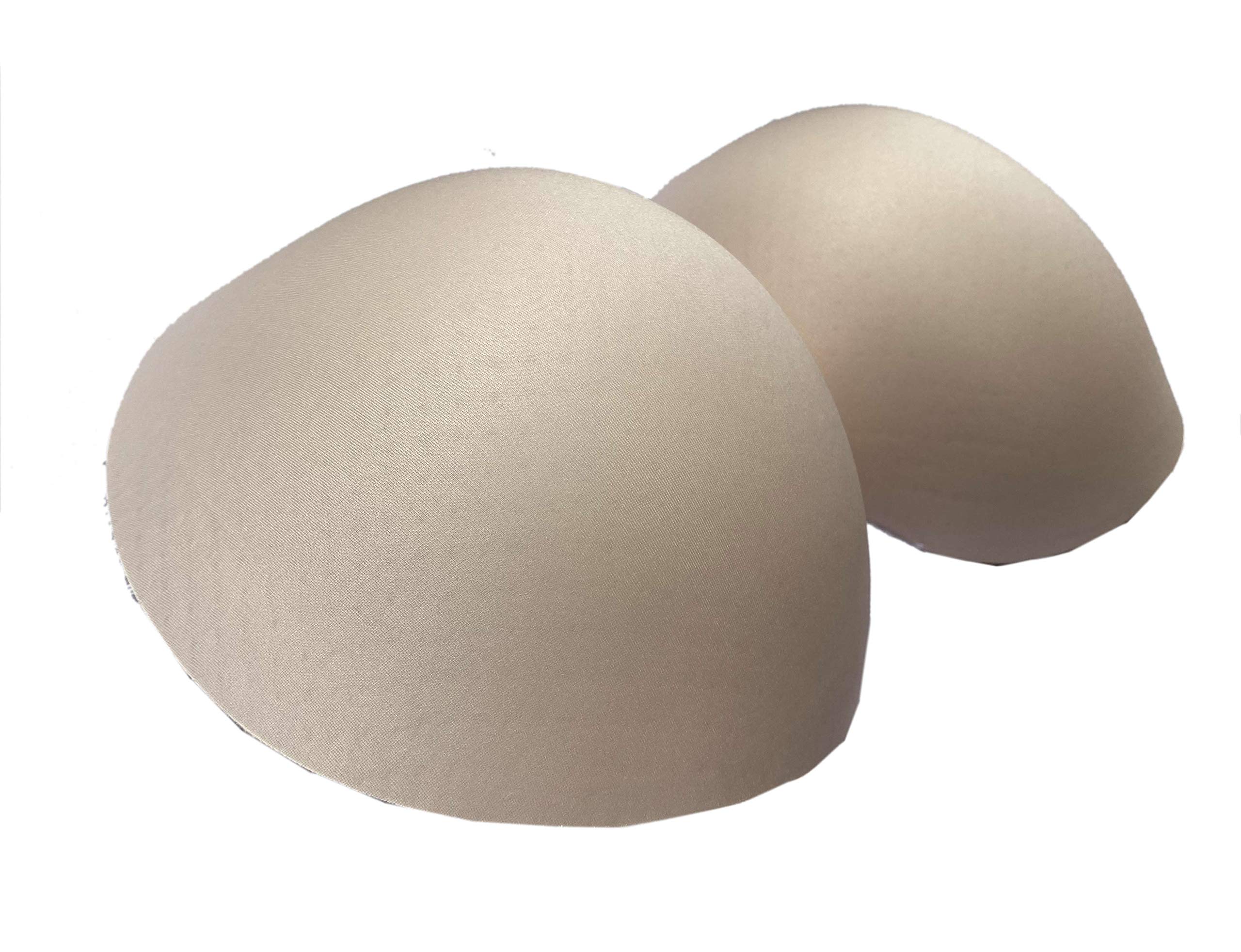 BIMEI 2-Piece Self-Adhesive Thigh & Hip Pads - XL Beige Lifting Sponge Pads for Body Shaping, Comfort & Invisible Enhancement - Perfect for Dresses, Jeans & Special Occasions