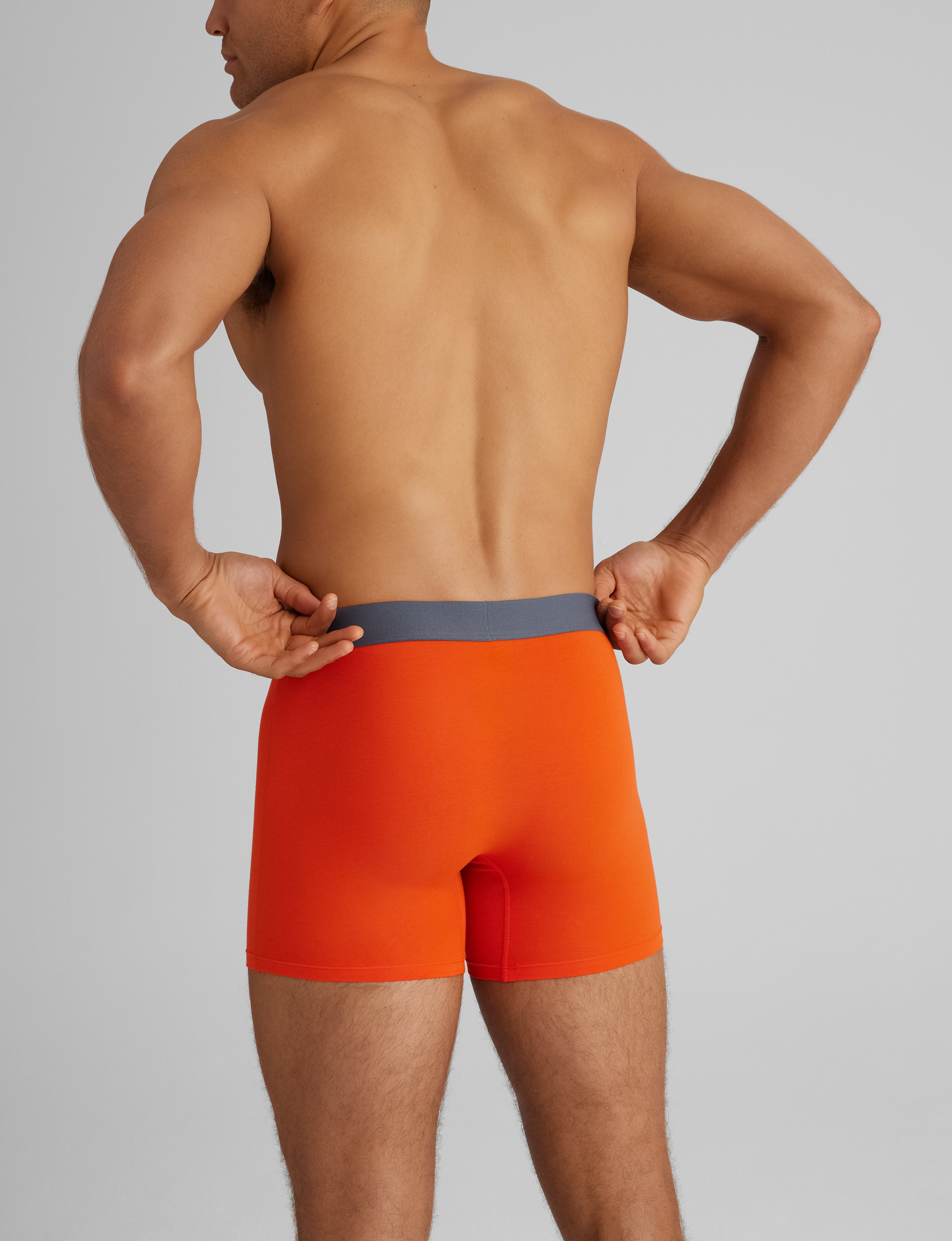 Premium Cotton Trunk Underwear 4-Pack (3 Packs) - Soft Breathable Men's Boxer Briefs for Everyday Comfort, Workout & Lounge