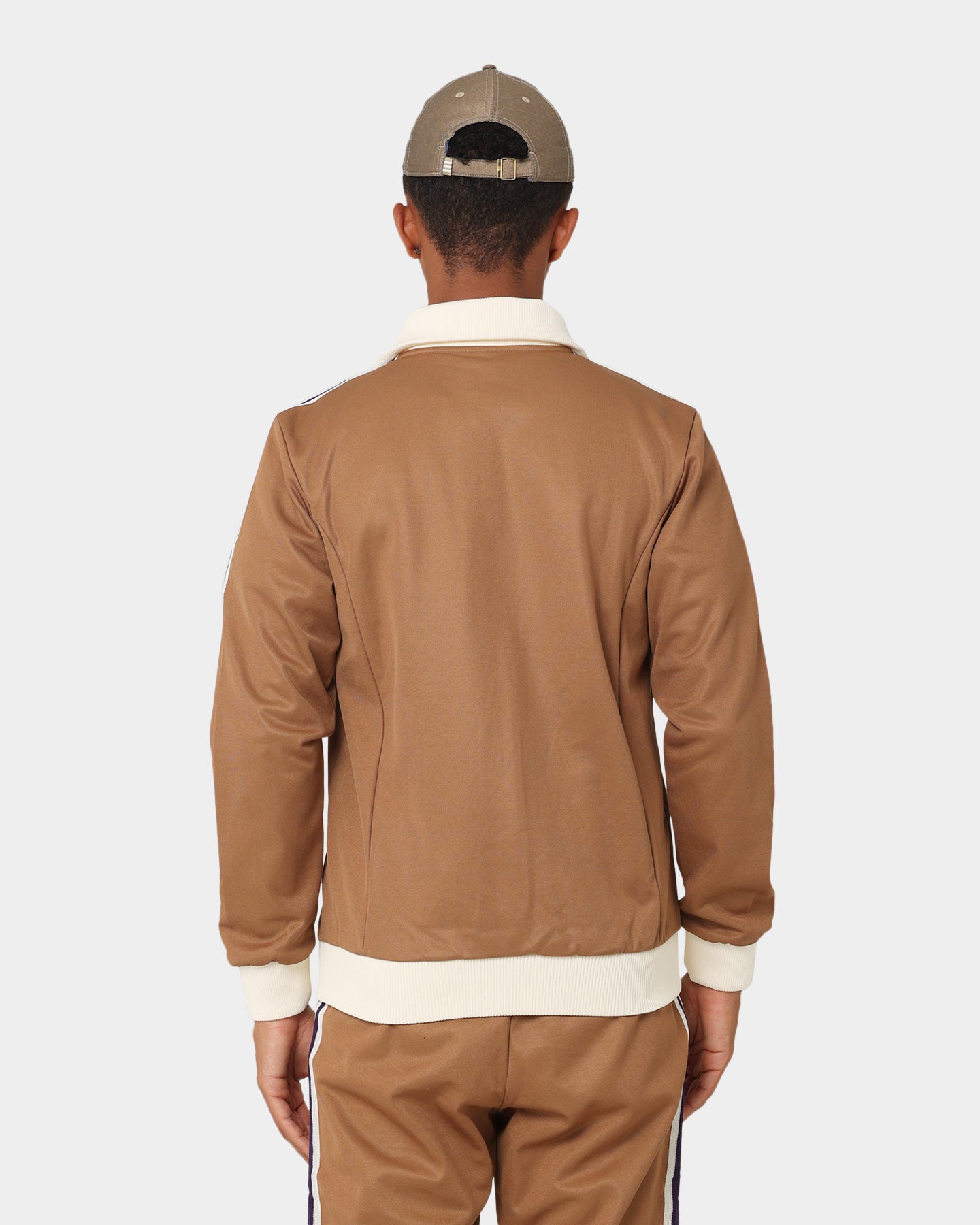Adidas Adicolor Poly TT Jacket - Brown Desert | Lightweight Windbreaker for Men & Women | Perfect for Running, Hiking & Outdoor Activities