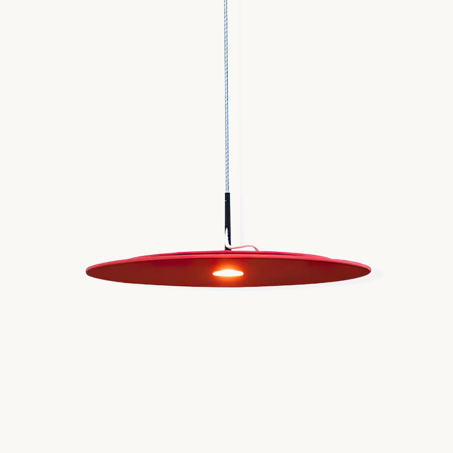Modern Disk Pendant Lamp - Sleek Round Ceiling Light Fixture for Dining Room, Kitchen Island & Bedroom Lighting | Dimmable LED Hanging Light for Home Decor