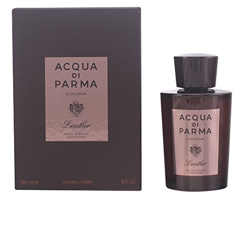 Acqua Di Parma Colonia Leather Eau De Cologne Concentree Spray for Men - 6.0 oz Luxury Cologne | Perfect for Date Nights, Business Meetings & Special Occasions