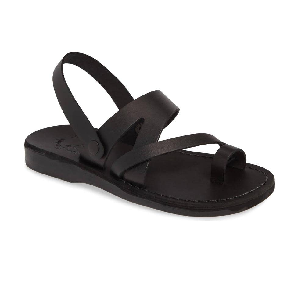 Benjamin Men's Leather Slingback Sandals - Comfortable Casual Summer Shoes for Walking, Travel & Outdoor Activities