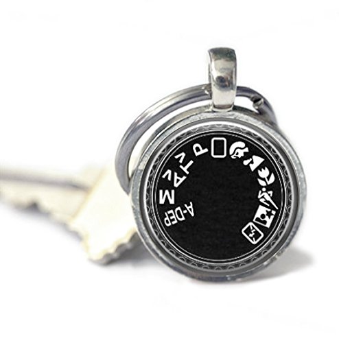 Professional Camera Mode Keychain for Photographers - DSLR & Mirrorless Camera Key Ring Gift - Perfect for Photography Enthusiasts, Wedding Photographers & Content Creators (Ideal for Camera Bags, Keychains & Photography Accessories)