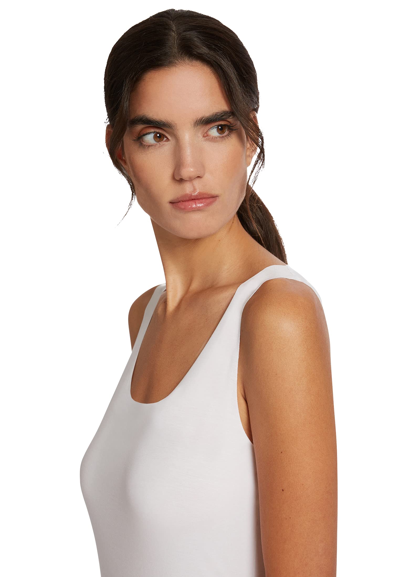 Wolford Aurora Biodegradable Pure Extra Soft Women's Sleeveless Top | Eco-Friendly Stretchable Camisole for Yoga, Lounge & Everyday Wear