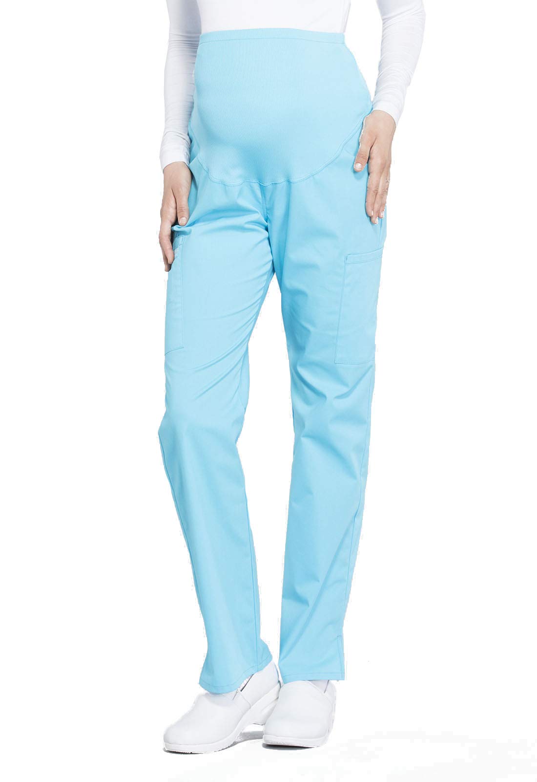 Cherokee Women's Professional Scrubs Pants - Maternity Workwear with Straight Leg Design WW220 - Perfect for Nurses, Doctors & Healthcare Professionals