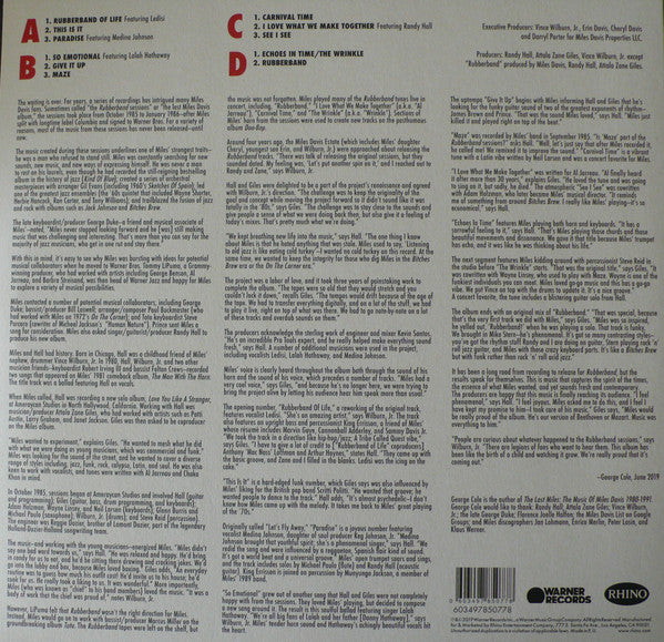 Miles Davis Rubberband 2xLP Vinyl Album - Near Mint (NM/M) Condition - Perfect for Jazz Collectors & Vinyl Enthusiasts