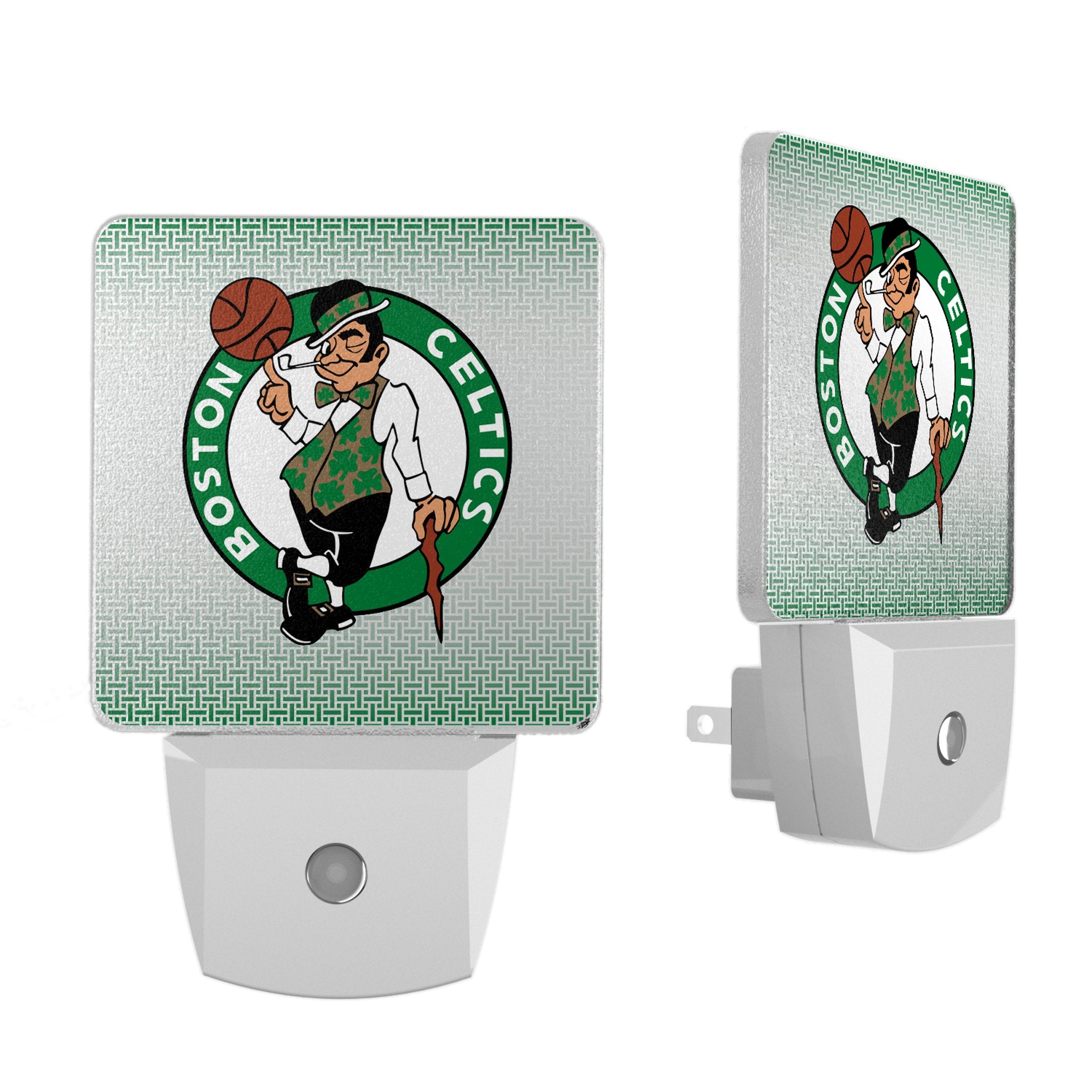 Boston Celtics LED Night Light 2 Pack - Green Team Logo Bedside Lamp for Nursery, Kids Room & Celtics Fan Decor - Perfect for Bedrooms, Game Rooms & Gifts