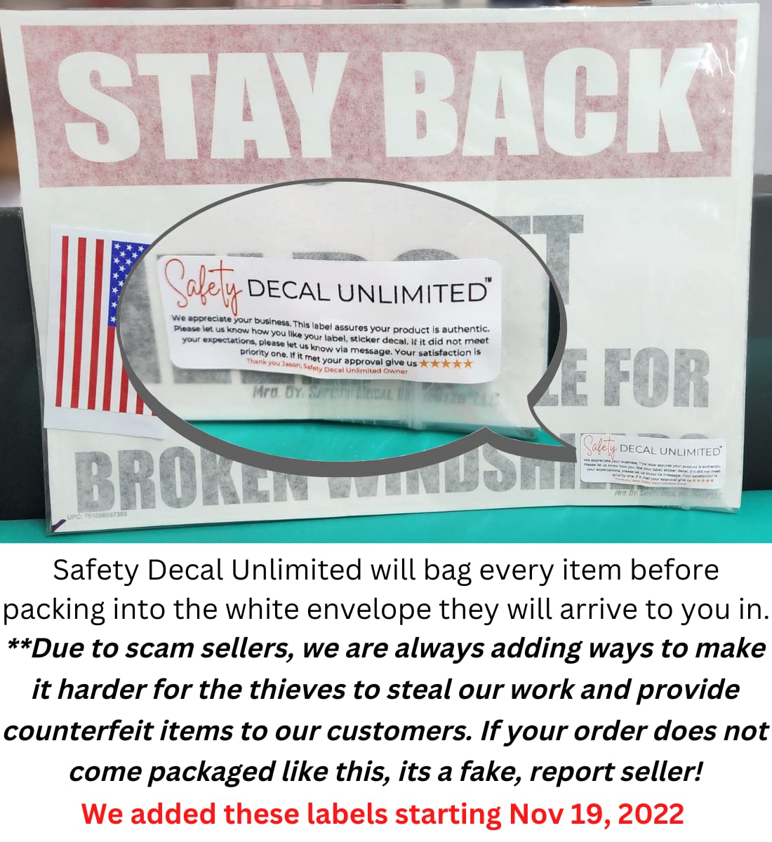Caution Wide Right Turns Sticker - Heavy Duty Safety Decal for 18 Wheeler Trailers & Construction Trucks | Made in USA | Perfect for Trucking Companies & Road Safety Awareness