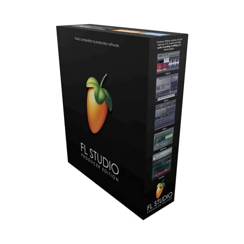 FL Studio 20 Producer Edition DAW Software Bundle with Studio Headphones & USB Hub - Music Production, Podcasting & Home Recording Starter Kit