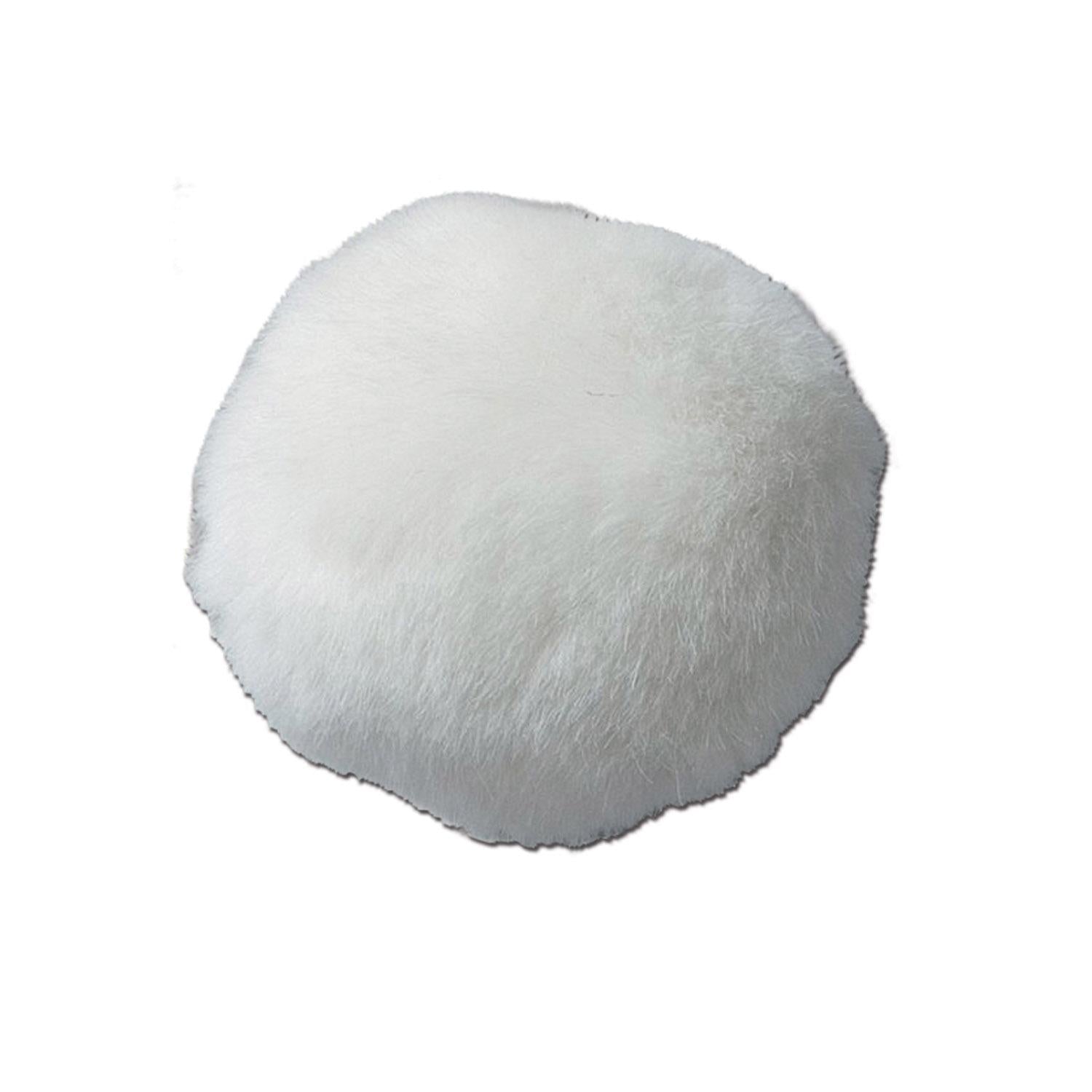 12 Pack Beistle Easter Plush Bunny Tails - Soft Fluffy Bunny Tail Decorations for Easter Party, DIY Crafts, Home Decor, and Spring Celebrations