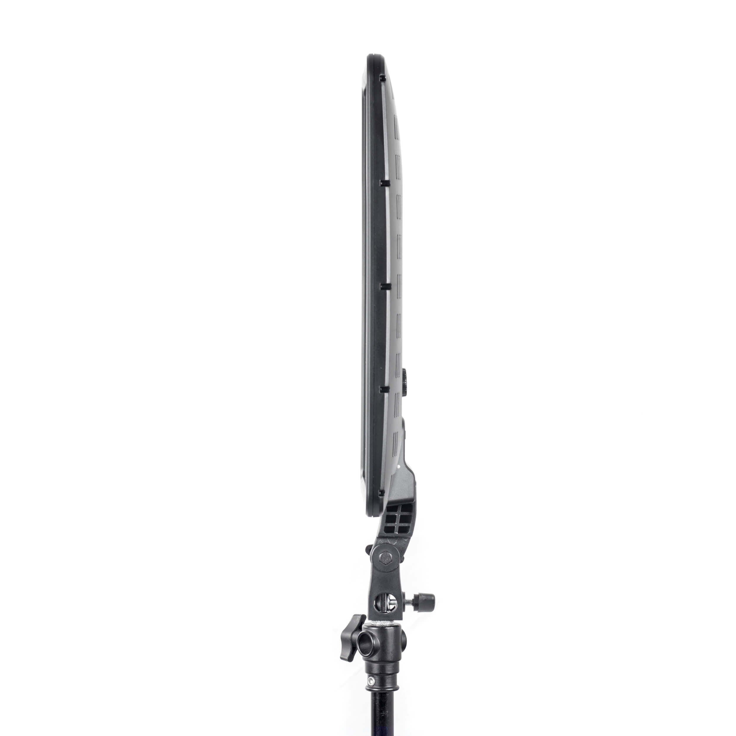GLOWPAD350D Edge Lit LED Panel with Adjustable Table Stand Mount Kit - Perfect for Home Office, Studio Lighting, and Video Conference Backgrounds