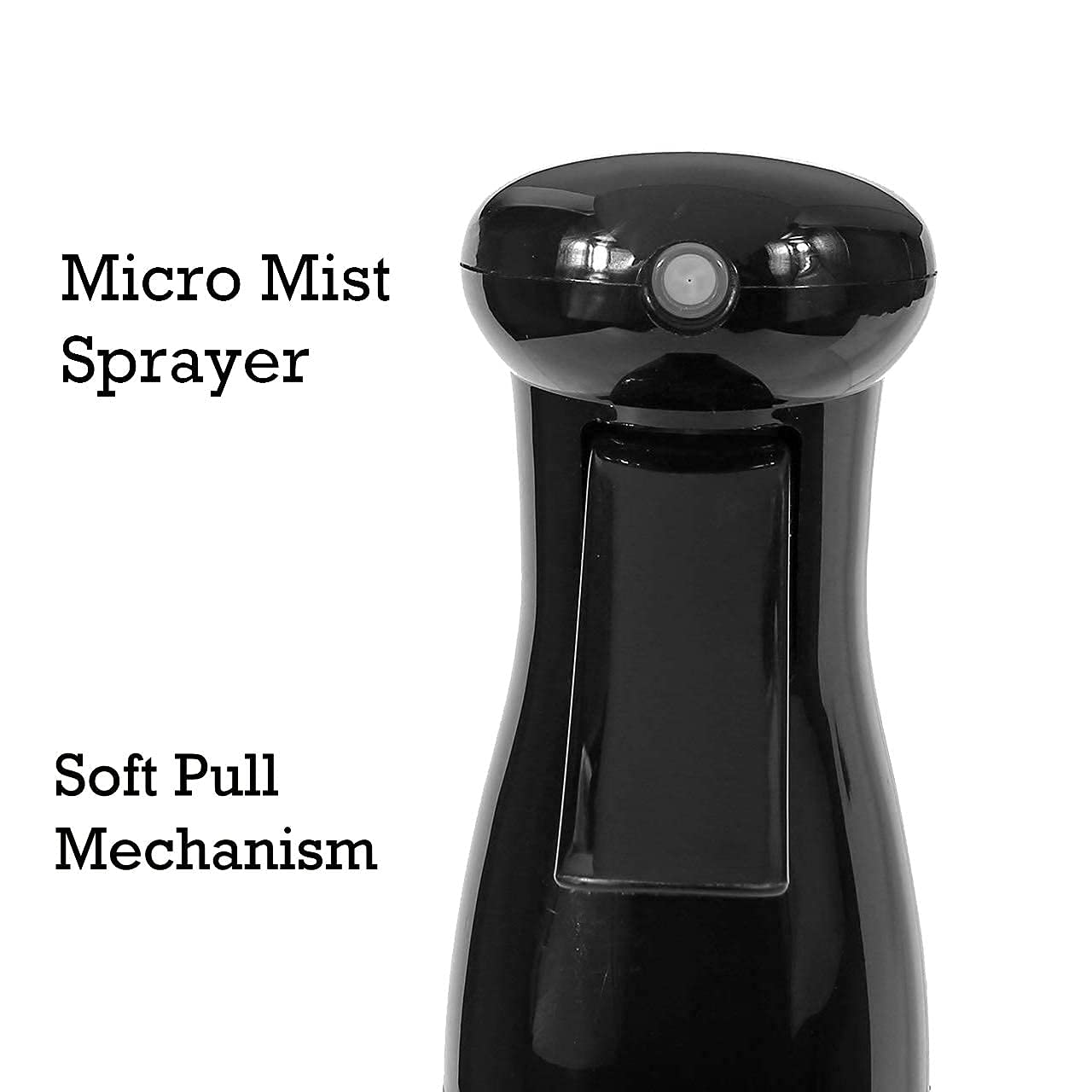 Kira Continuous Fine Mist Spray Bottle - Empty Aerosol Water Mister for Curly Hair Styling, Plant Care & Pet Grooming | Perfect for Morning Hair Taming, Hairstyling, Hydrating Plants & Pet Spraying