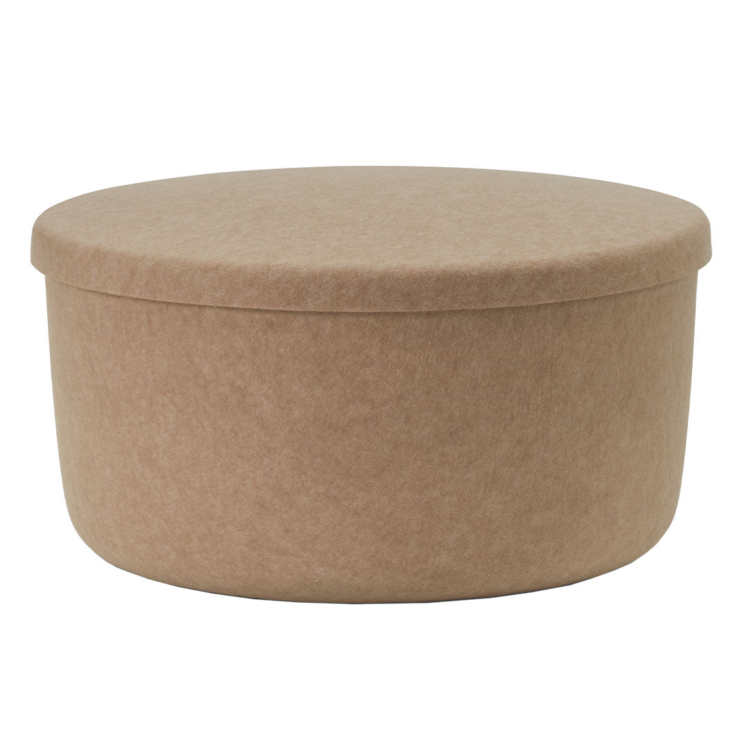 Hide Storage Pouf - Stylish Ottoman with Hidden Storage for Living Room, Bedroom & Dorm - Perfect for Extra Seating & Organizing Blankets, Toys & More