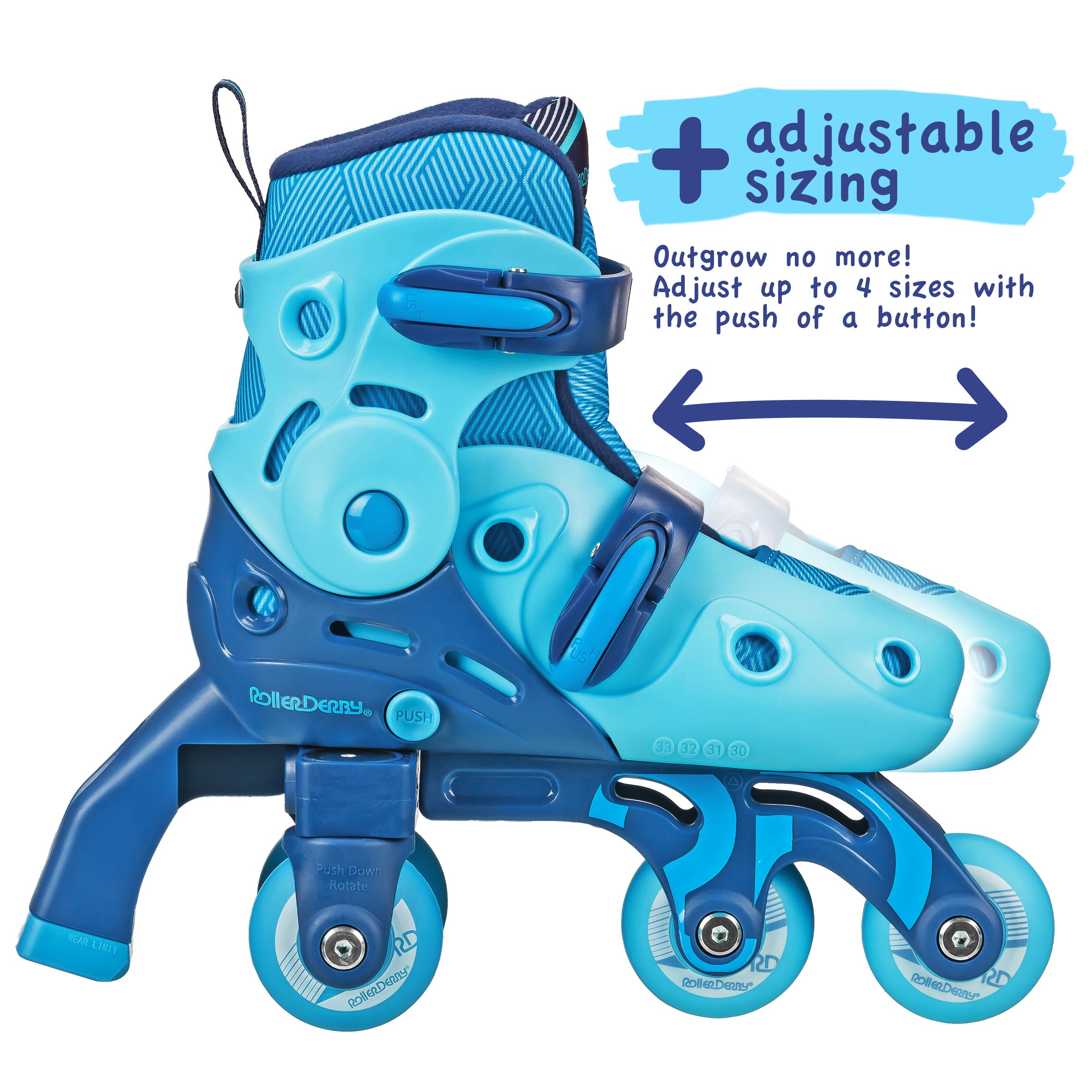 Adjustable Boys Roller Skates for Kids - Lightweight & Comfortable Inline Skates for Outdoor Play, Sports & Fun Activities