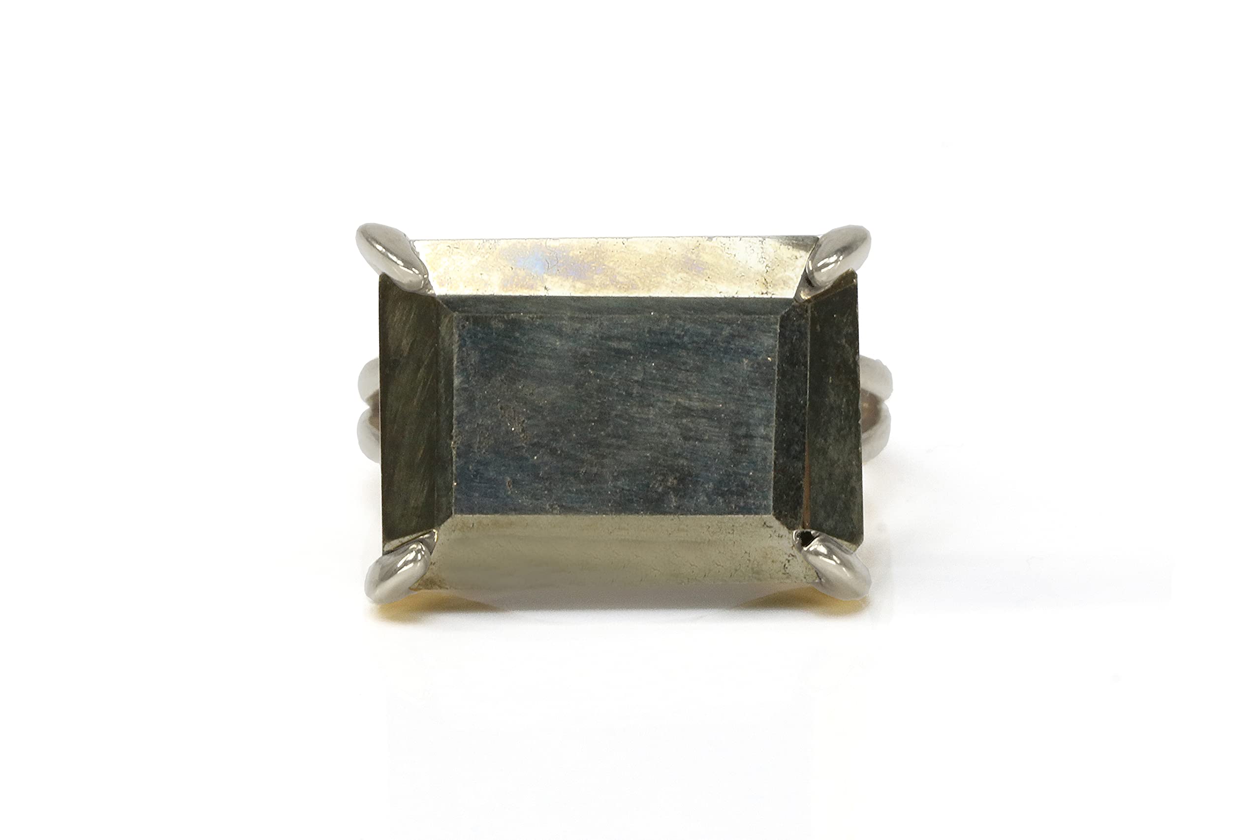 Handmade Pyrite Stone Ring for Women - Unique Boho Fashion Statement Ring - Customizable Artisan Jewelry in Various Sizes & Materials | Perfect for Gift Giving, Boho Chic Outfits & Special Occasions
