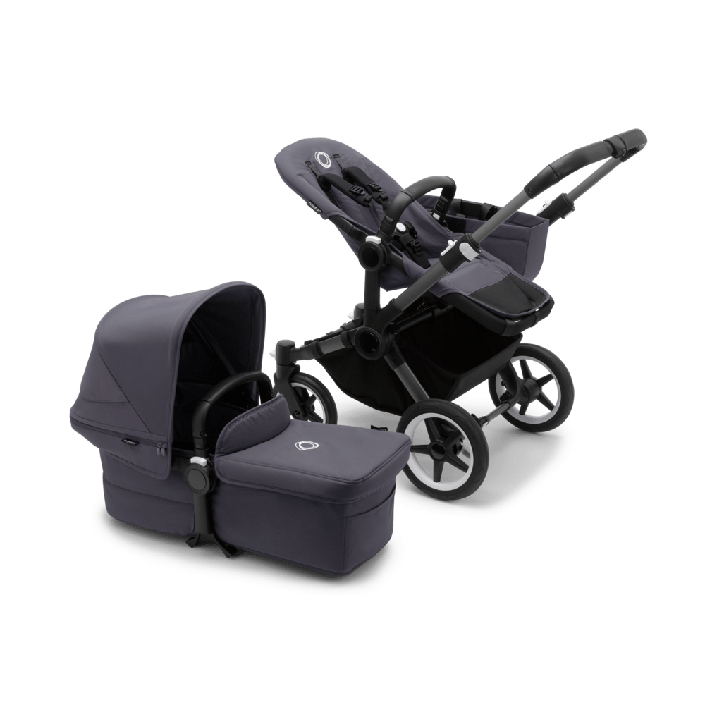 Bugaboo Donkey 5 Twin Stroller - Premium Double Baby Stroller for Twins with Adjustable Seats & Large Storage | Perfect for City Walks, Shopping & Family Outings
