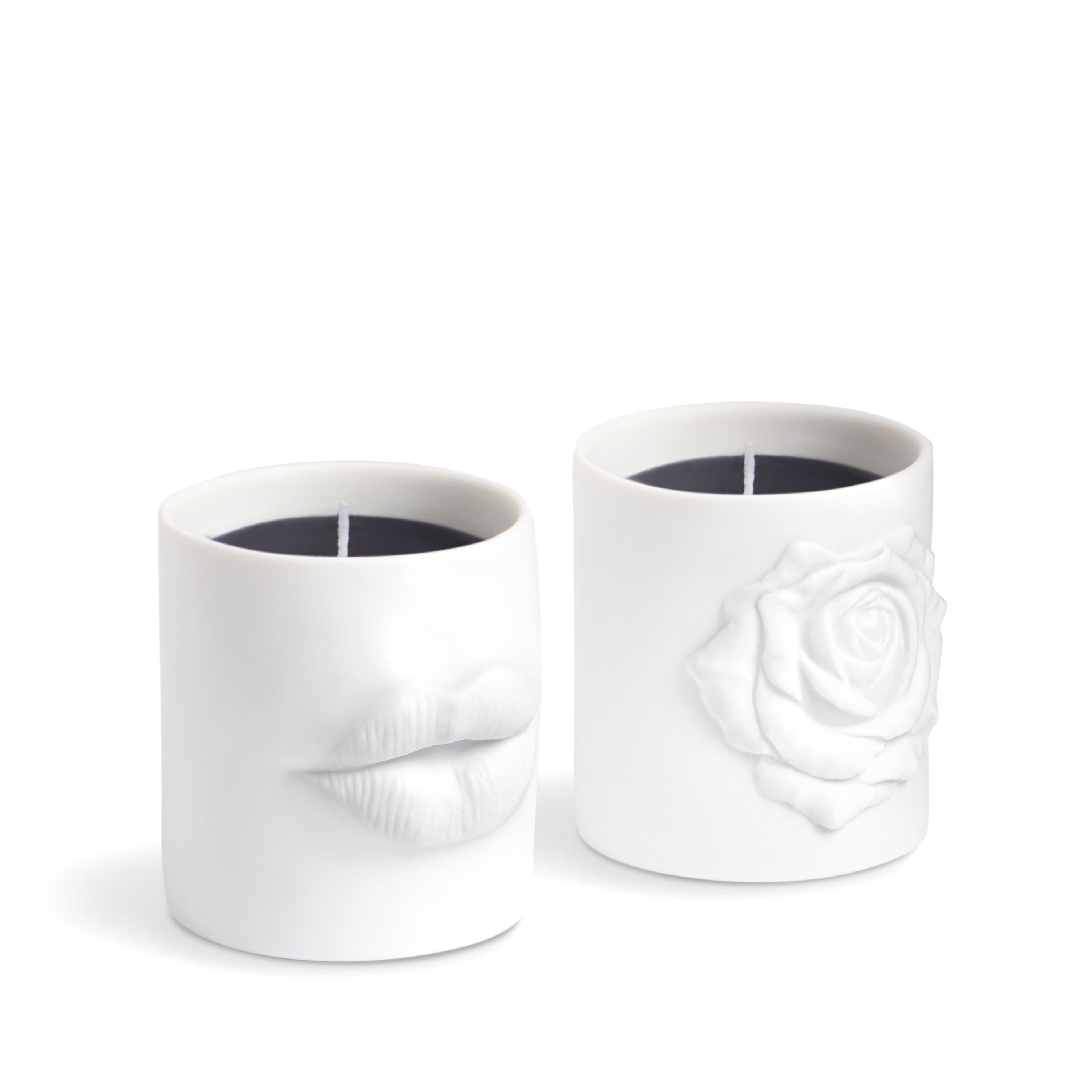 Exclusive Le Duo Oh Mon Dieu! + Rose Noire Scented Candles Set of 2 - Perfect for Home Decor, Romantic Gifts & Relaxing Aromatherapy