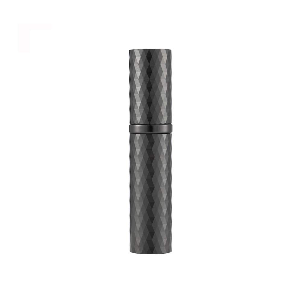 Yeejok 5ml Refillable Travel Perfume Atomizer - TSA Approved Portable Mini Cologne Spray Bottle for Men & Women (Black) | Perfect for Air Travel, Gym, Office & On-the-Go Fragrance Touch-Ups