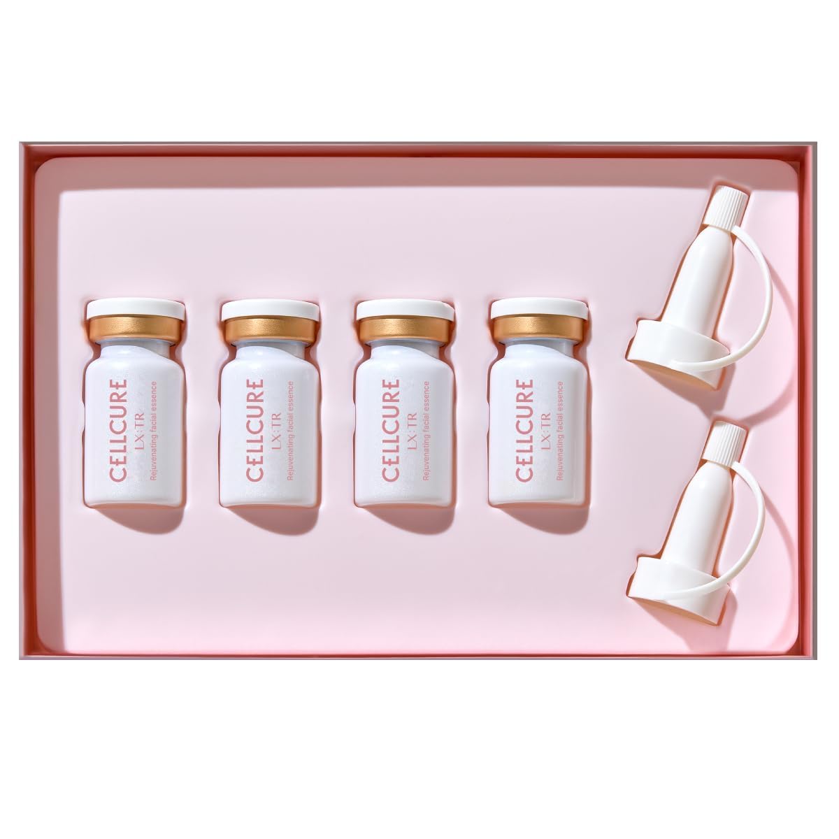 LX-TR Tightening Cell Ampoule Set (4 Bottles x 7ml) - Anti-Aging Facial Serum for Wrinkles & Firming - Perfect for Night Skincare Routine & Daily Hydration