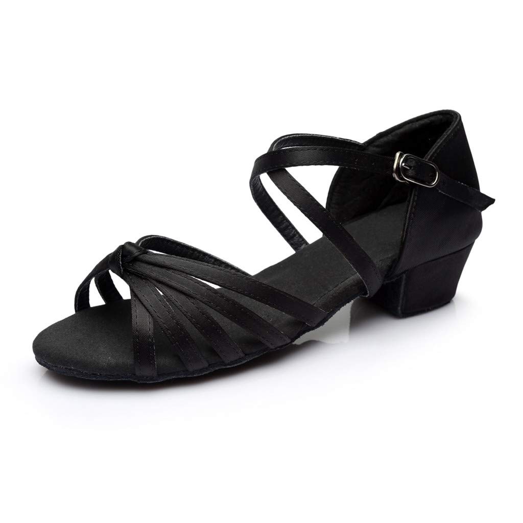 Women's Leather Dance Sandals - Comfortable Rumba, Waltz, Ballroom & Latin Dance Shoes for Prom & Performances | Perfect for Dance Classes, Weddings & Social Events
