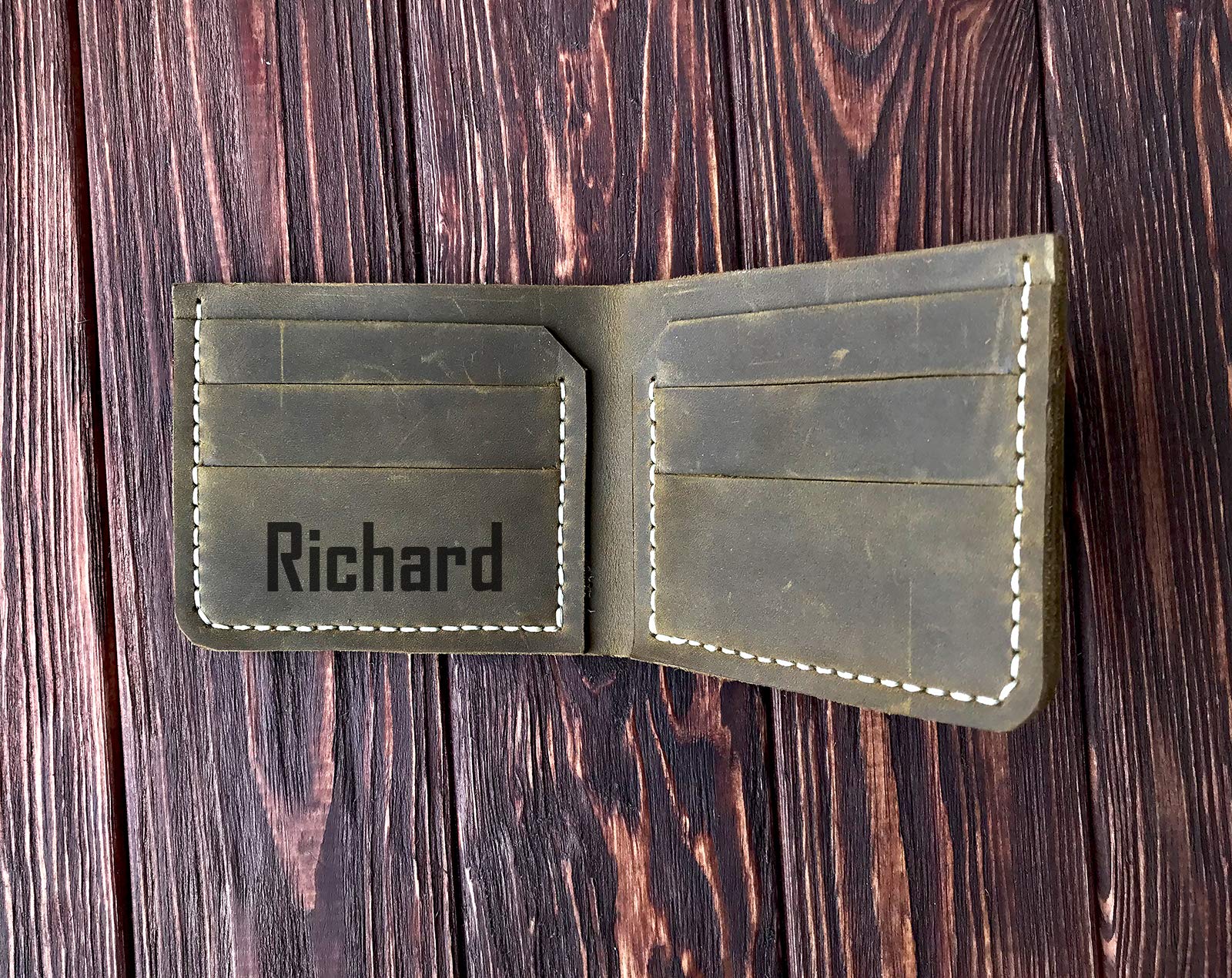 Kushala Daora Monster Hunter World (MHW) Genuine Leather Wallet for Men - Personalized Custom Handmade Gift for Husband, Boyfriend, Gamer & Geek - Christmas, Birthday & Anniversary Present - Perfect for Gaming Conventions, Cosplay & Everyday Use