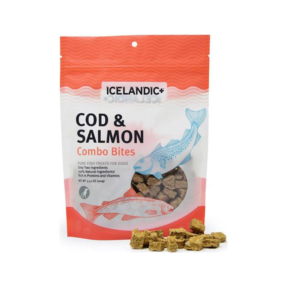 Premium Cod & Salmon Combo Bites - All-Natural Dog Treats for Training & Rewards - Grain-Free, High-Protein Snacks for Small, Medium & Large Dogs - Perfect for Outdoor Adventures & Daily Training