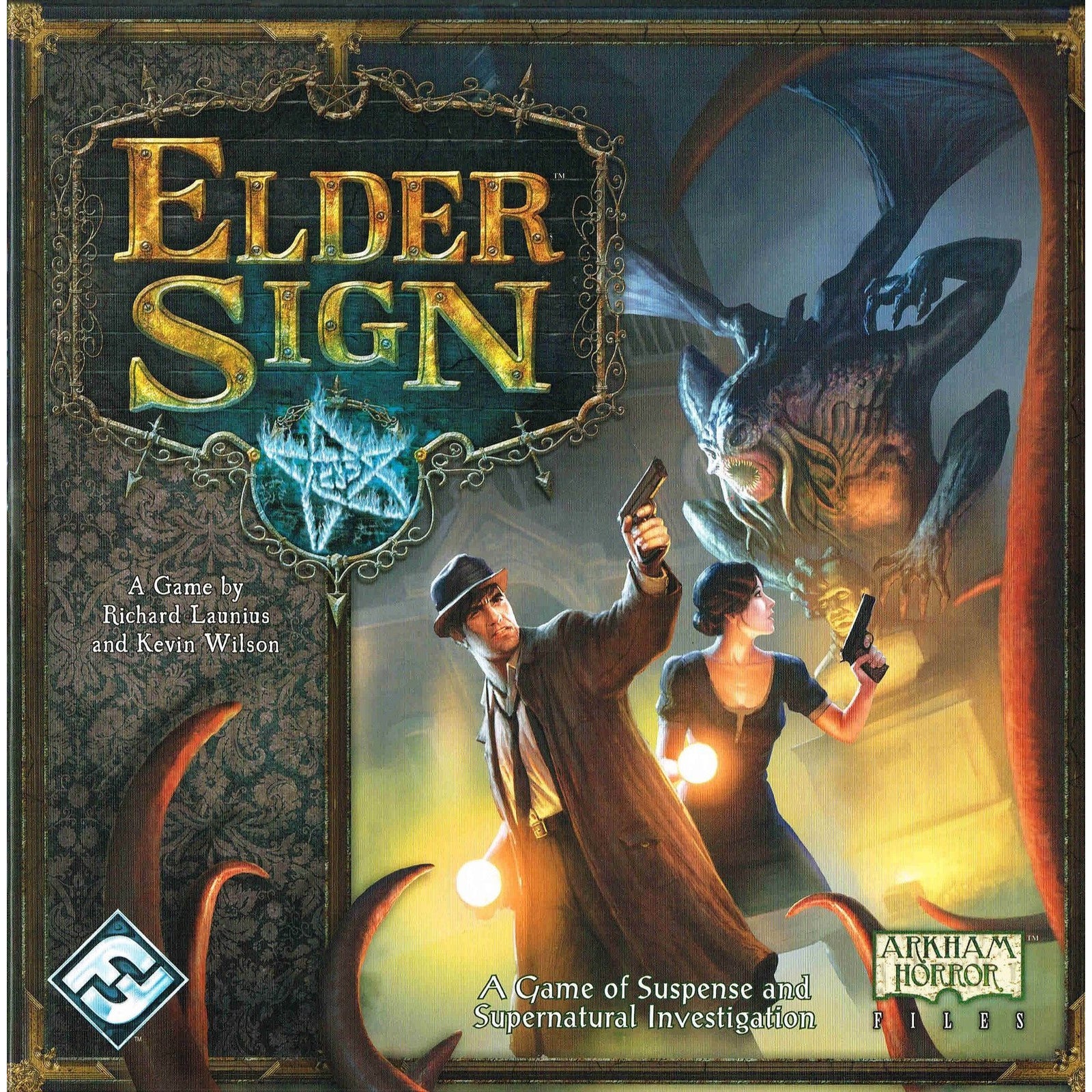Elder Sign Board Game - Cooperative Horror Adventure for 2-8 Players | Perfect for Game Nights & Halloween Parties
