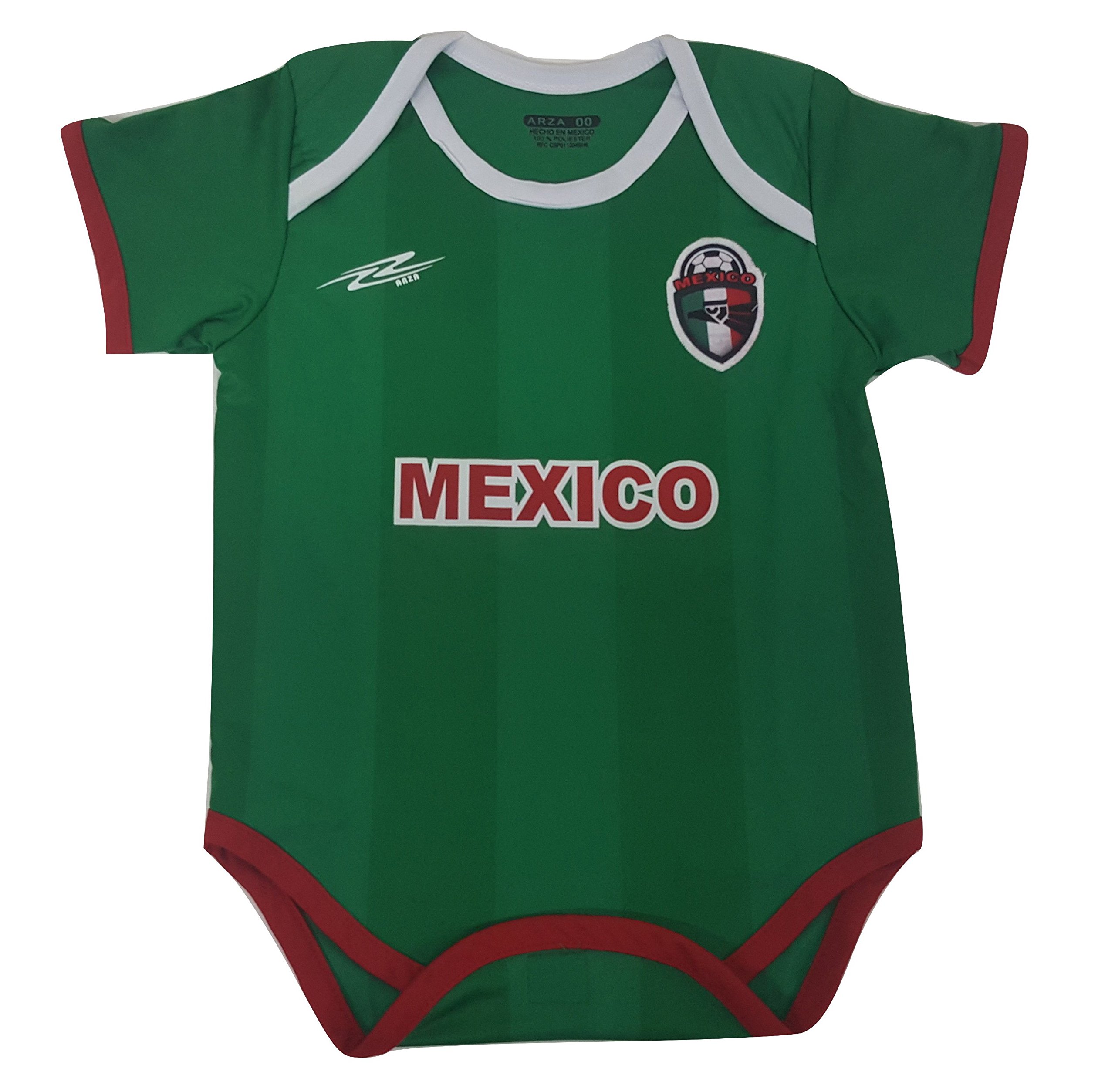 Mexico Soccer Baby Onesie - Adorable Green Mameluco Romper Outfit for Copa America Centenario 2016 | Perfect for Game Day, Parties & Photo Shoots