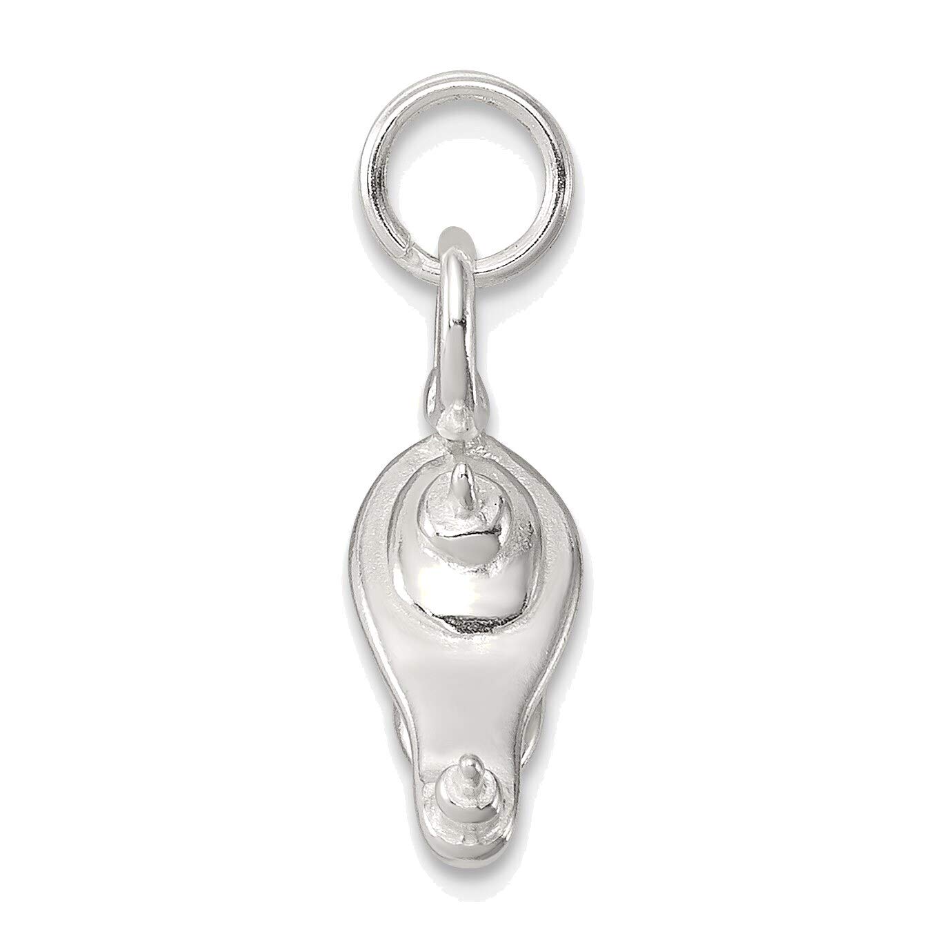Sterling Silver Aladdin's Lamp Charm - Perfect for Jewelry Making & Gifts