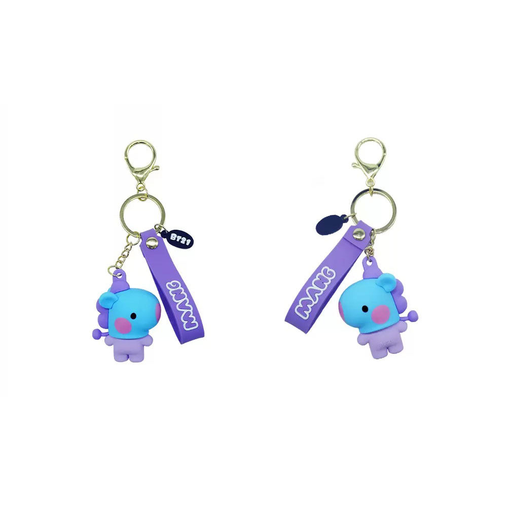 BT21 MININI Figure Keychain - Cute Collectible Keyring for BTS Fans - Perfect for Backpacks, Bags & Gifts