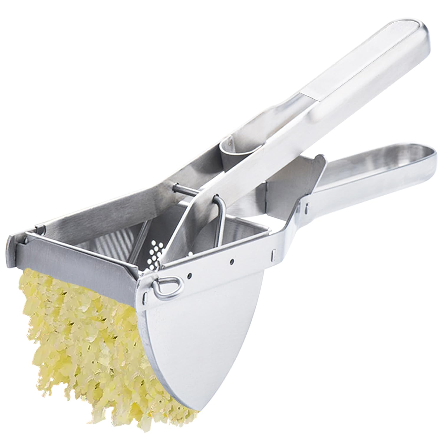 **AITRAI 22oz Heavy Duty Stainless Steel Potato Ricer & Masher - Professional Kitchen Tool for Smooth & Fluffy Mashed Potatoes, Baby Food, Purees - Perfect for Thanksgiving, Holiday Cooking & Home Chefs**