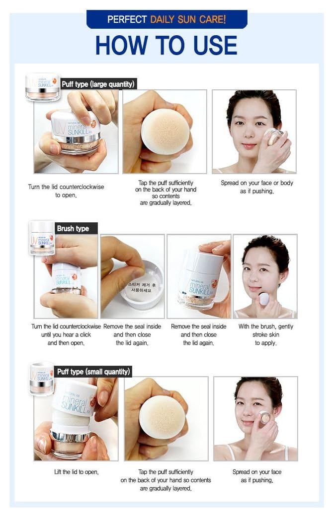 Catrin Natural 100 Mineral Sunkill RX SPF 46 Face Powder | 12g Matte Mineral Sunscreen & Makeup Setting Powder for Daily Sun Protection & Oil Control | Perfect for Outdoor Activities, Beach Days & Summer Makeup