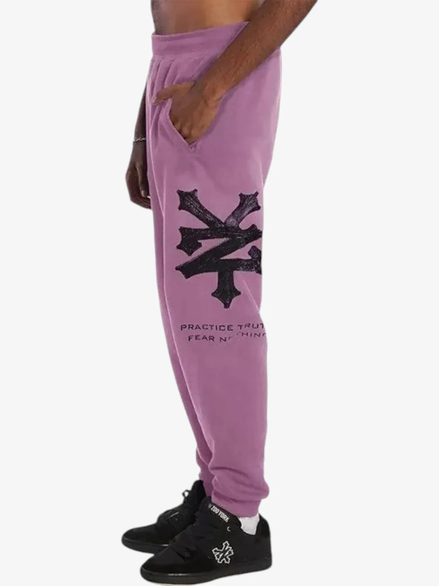 Zoo York Unisex Sweatpants - Violet Joggers for Men & Women | Comfortable Casual Wear for Gym, Lounge & Street Style