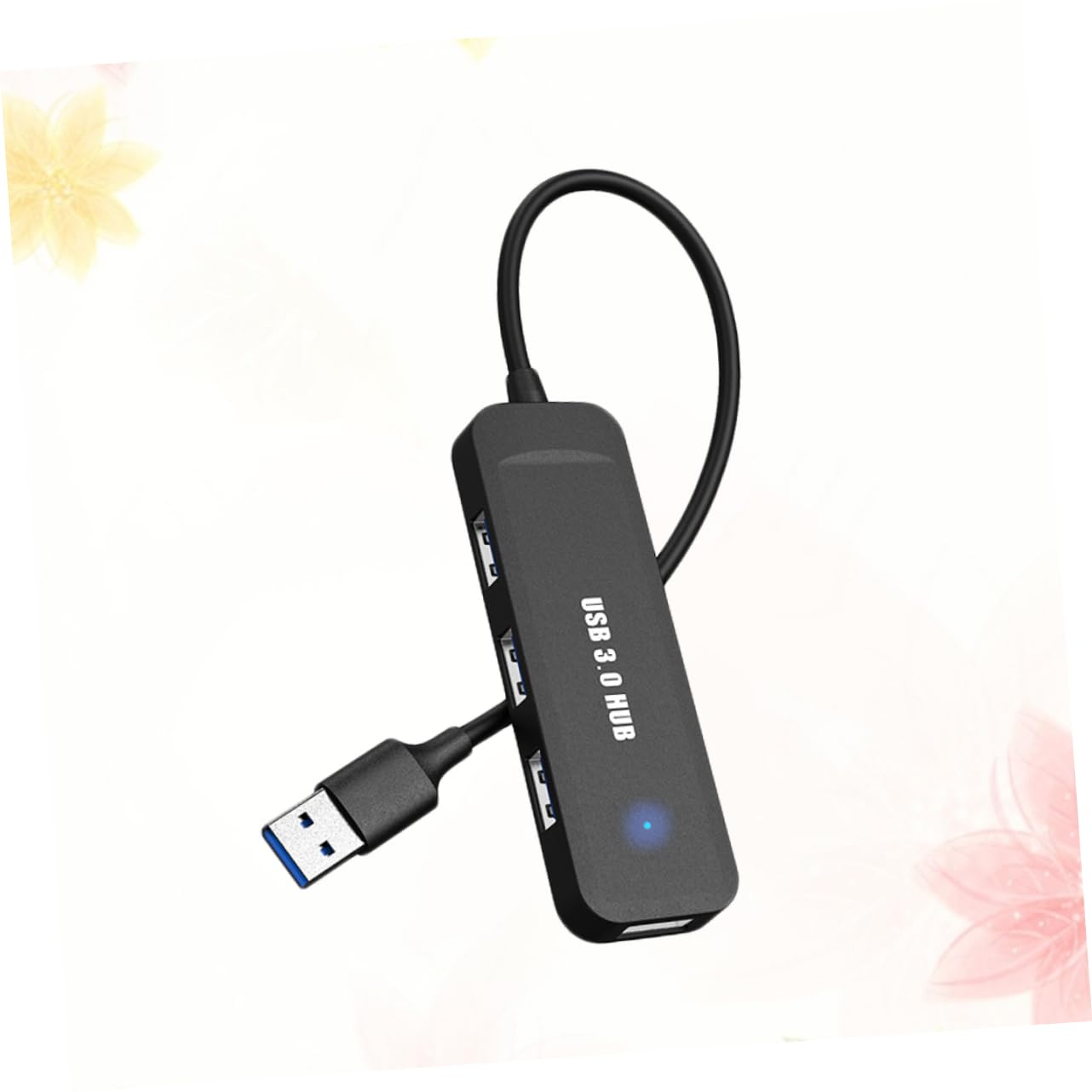Gadpiparty 4-Port Ultra-Slim USB 2.0 Hub - Portable USB Splitter Adapter for Laptop, PC, Mac - Data Transfer & Charging Station - Perfect for Home Office, Travel, and Multi-Device Connectivity