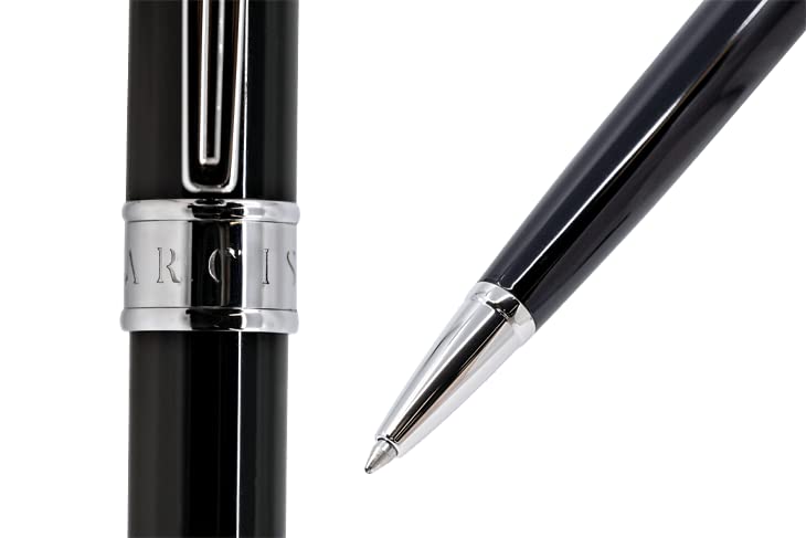 Premium ARCIS Etosha Ballpoint Pen - Luxury Executive Pen for Business Professionals, Smooth Writing No Bleed Ink, Gold Clip Design - Ideal for Office Meetings, Journaling & Gift Giving